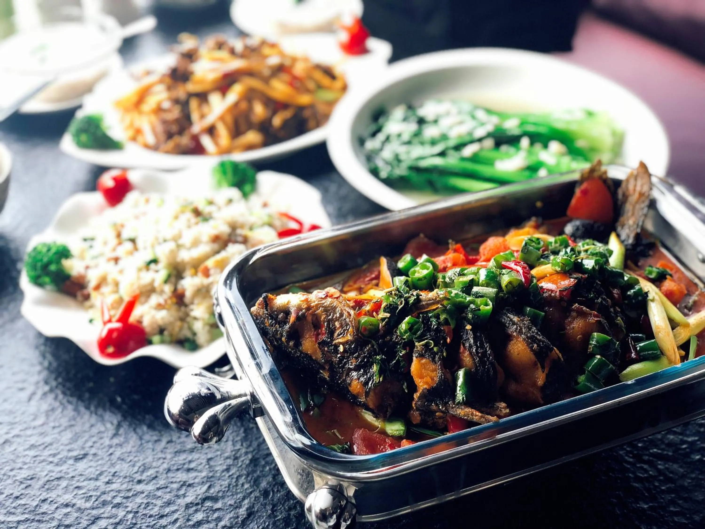 Dinner in Aroma Tea House