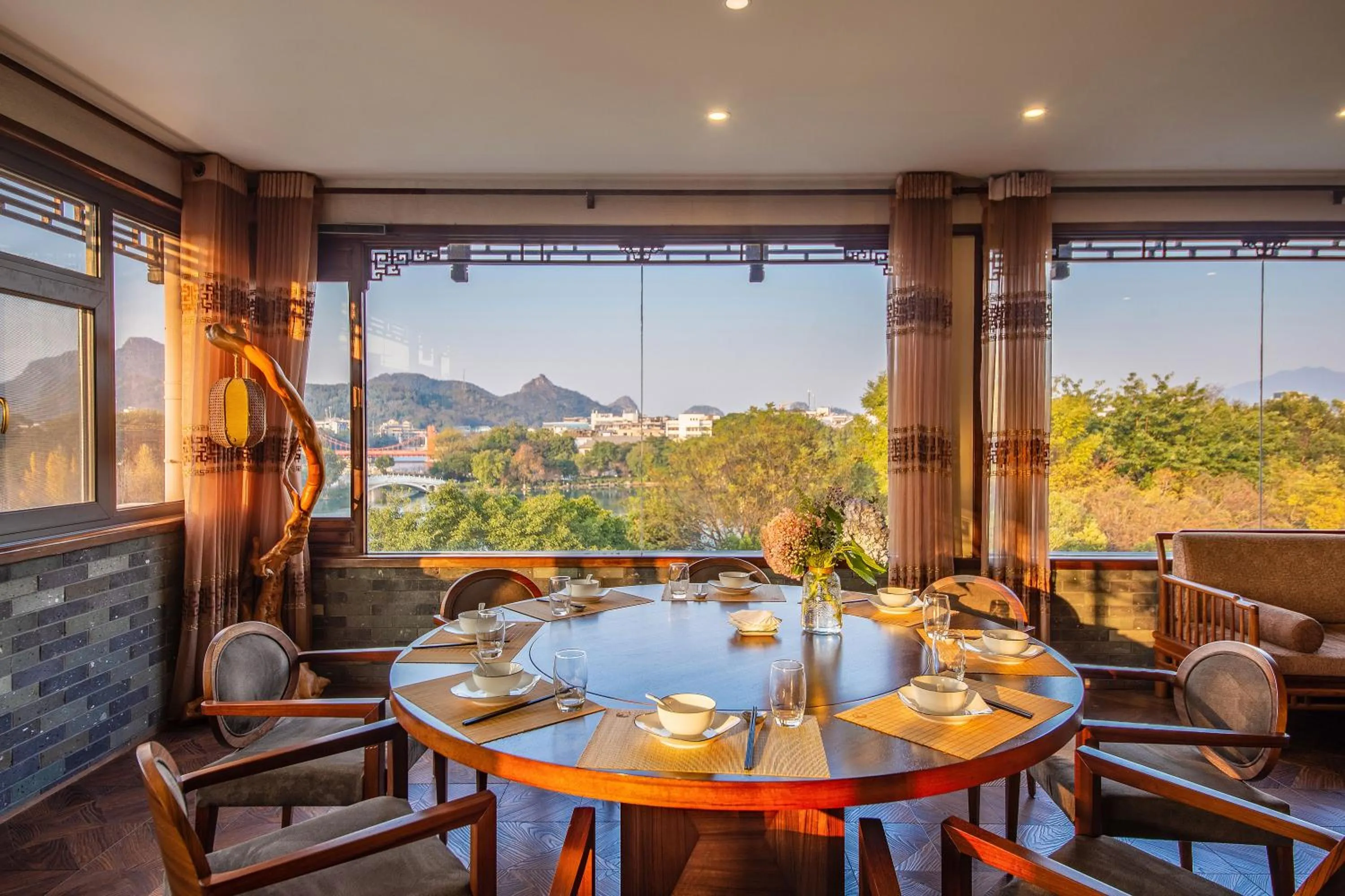 Natural landscape in Aroma Tea House