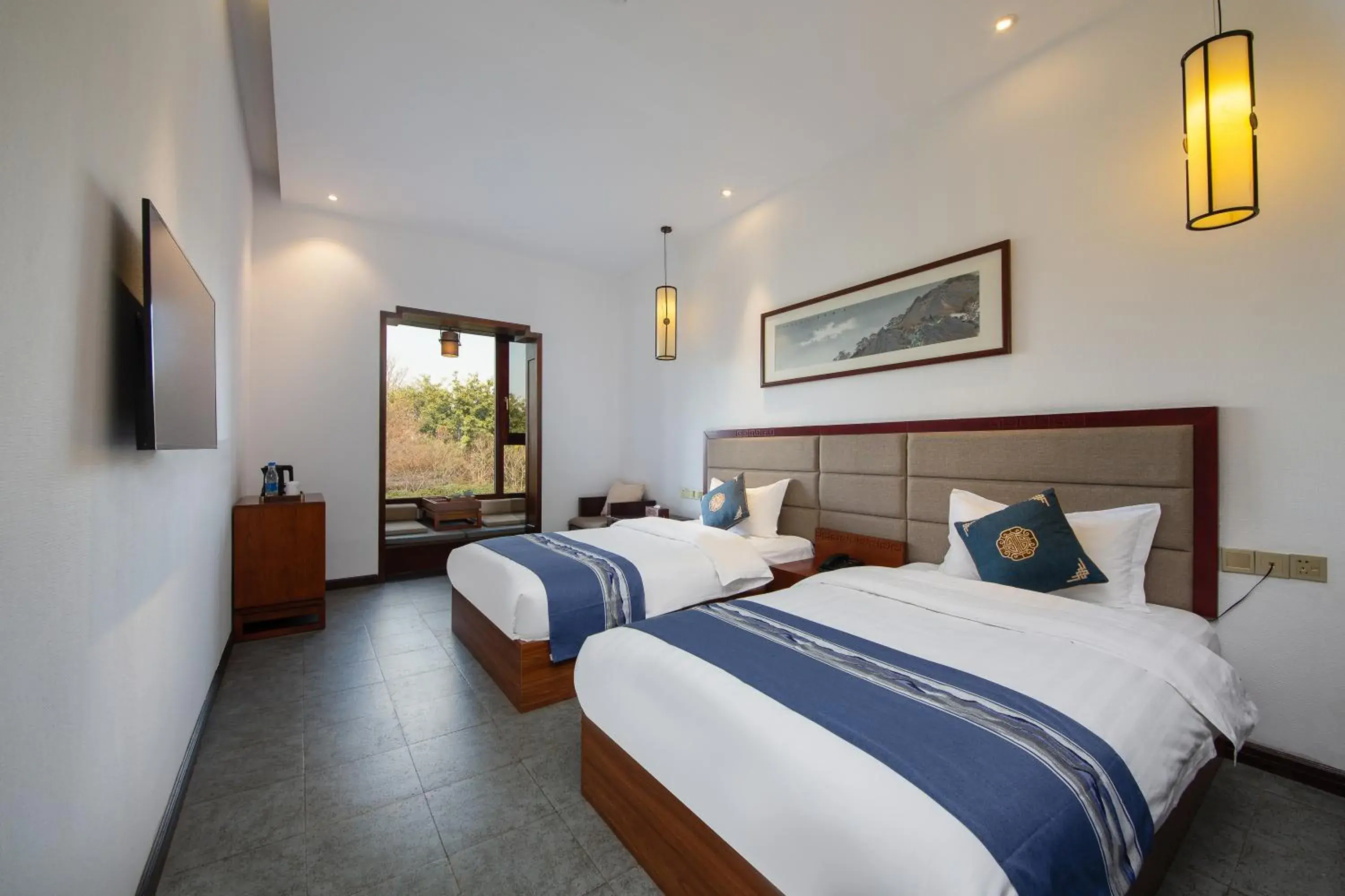 Premier Twin Room in Aroma Tea House Former Jing Guan Ming Lou Museum Hotel Premier Twin Room in Aroma Tea House Former Jing Guan Ming Lou Museum Hotel