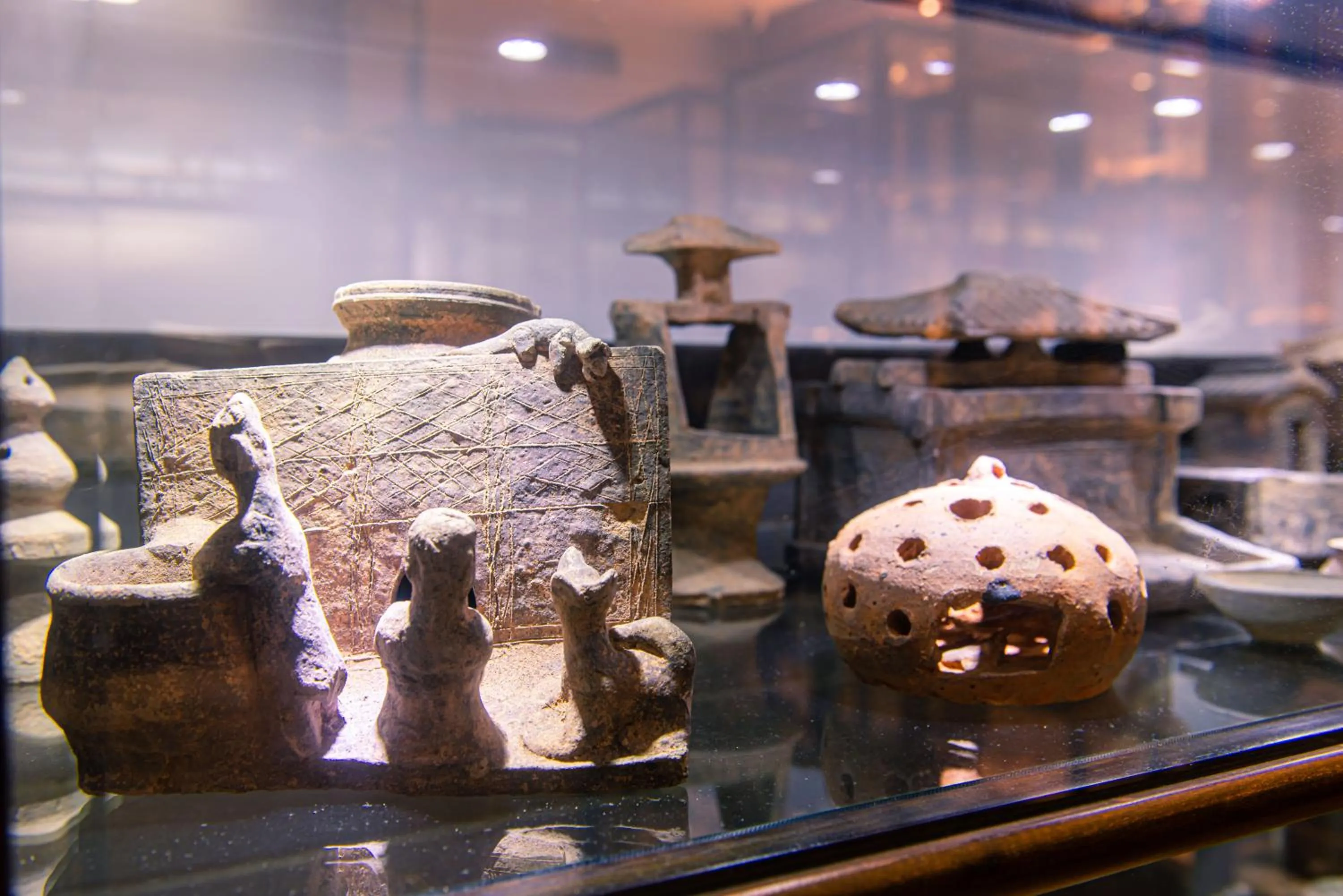 Decorative detail in Aroma Tea House