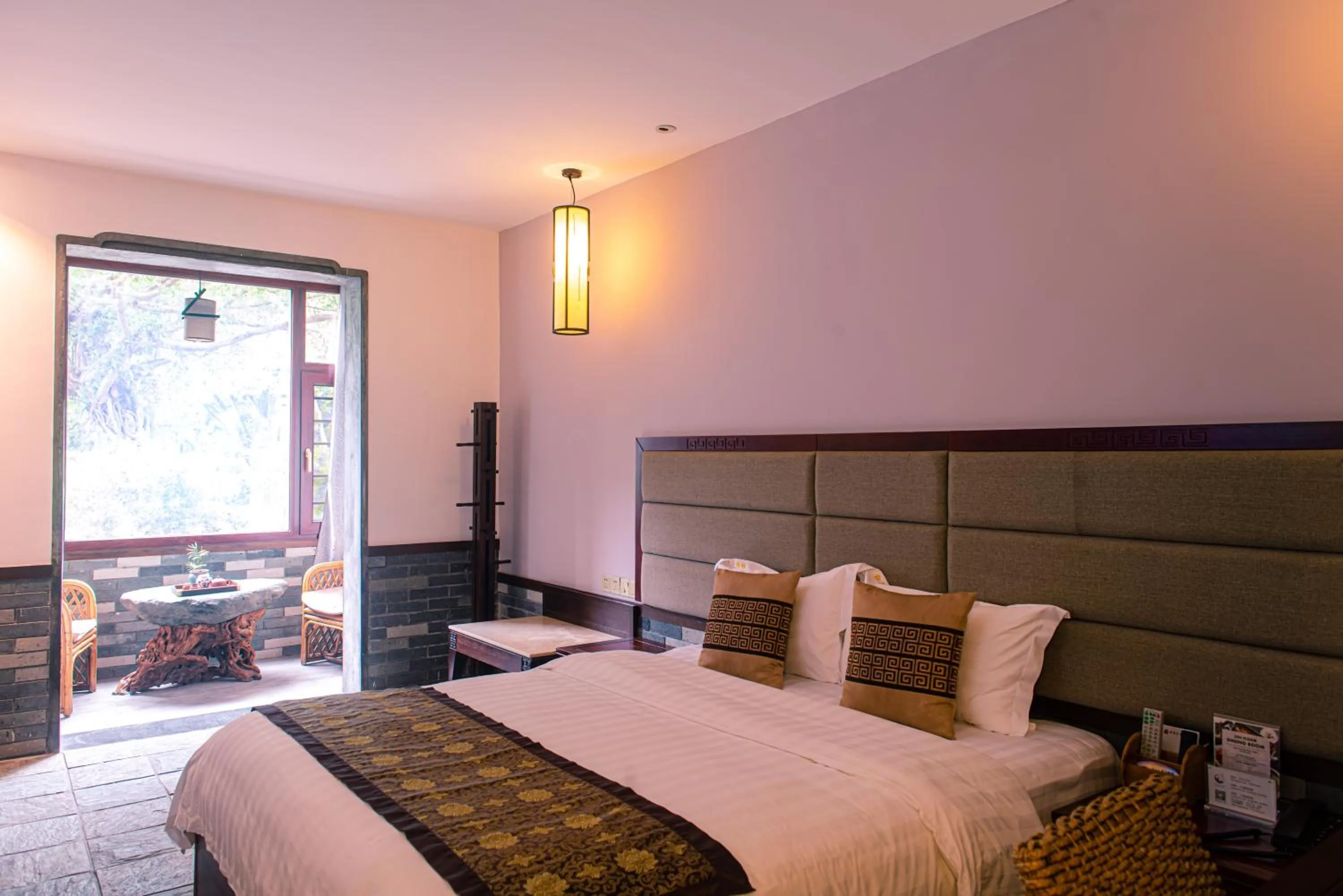 Bed in Aroma Tea House