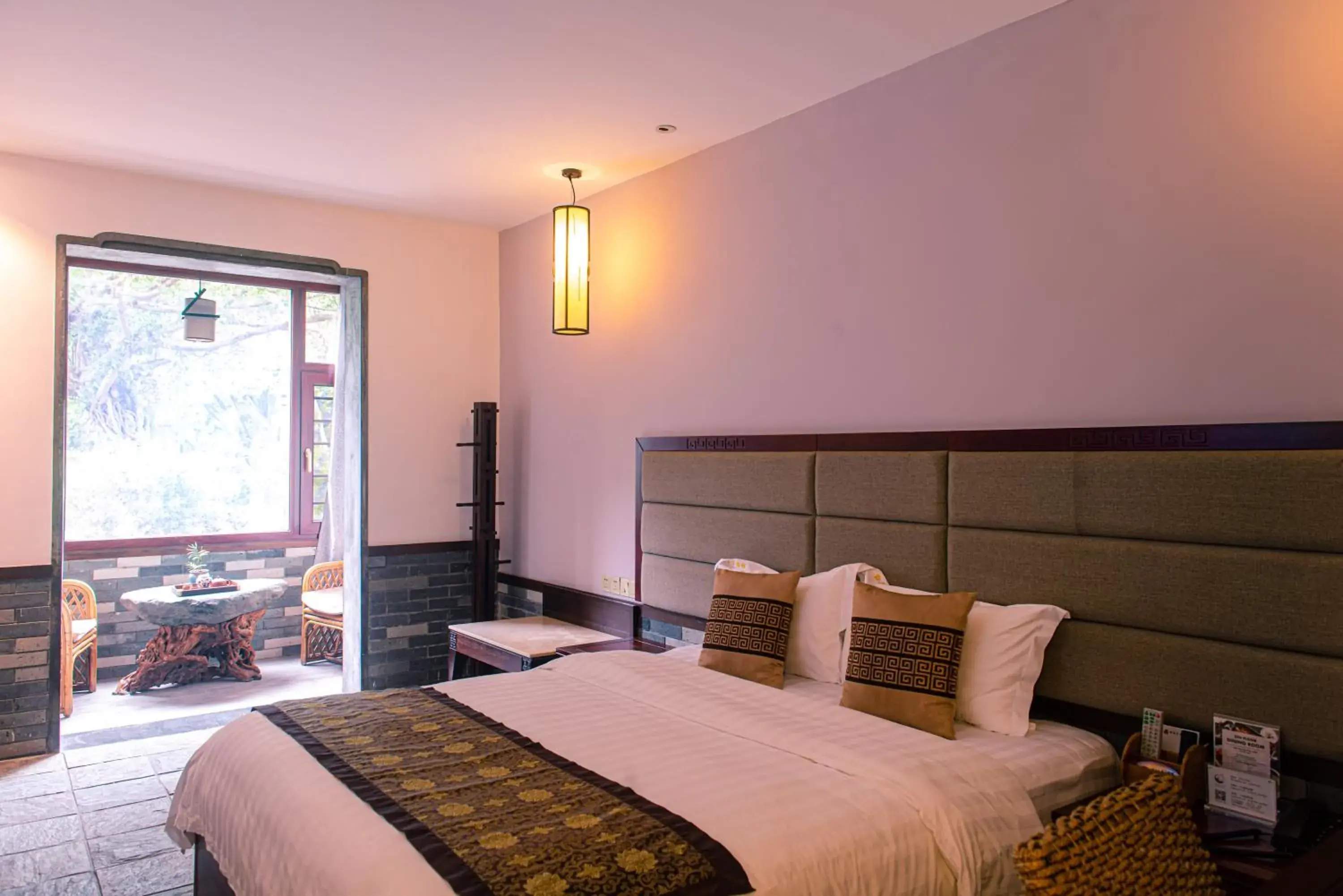 Bed in Aroma Tea House Bed in Aroma Tea House