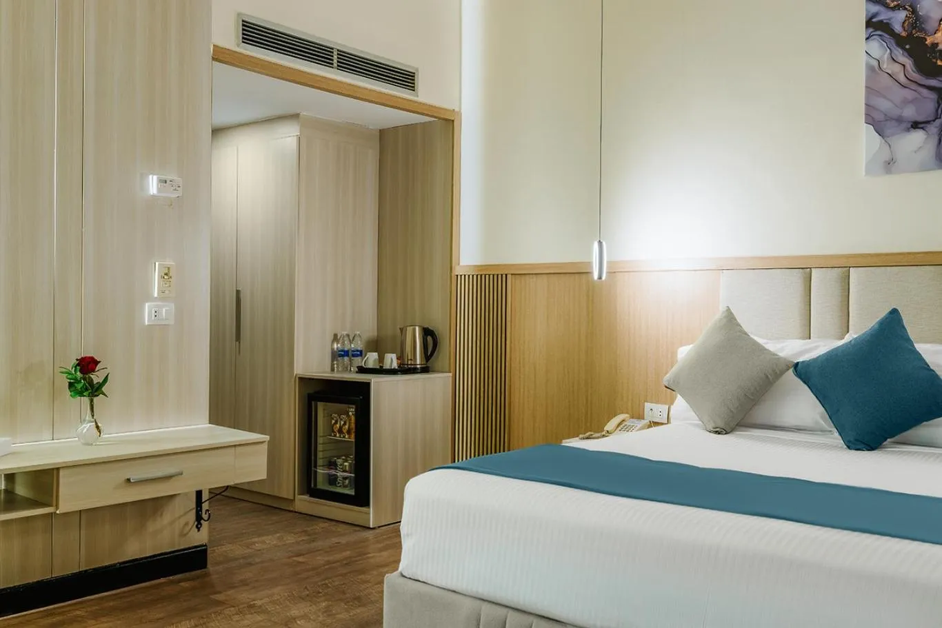 Bed in Basma Hotel Aswan