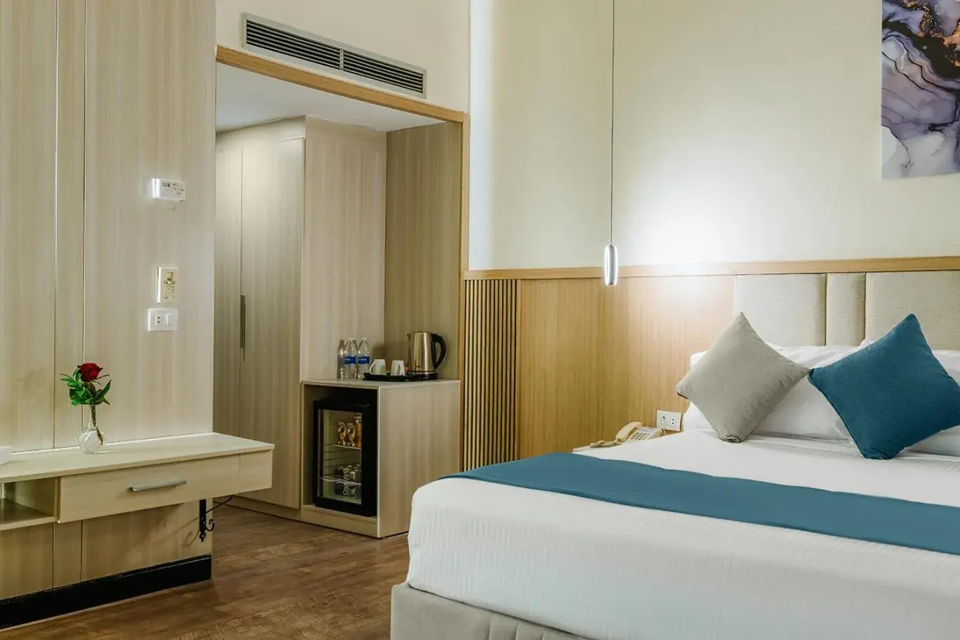 Bed in Basma Hotel Aswan Bed in Basma Hotel Aswan