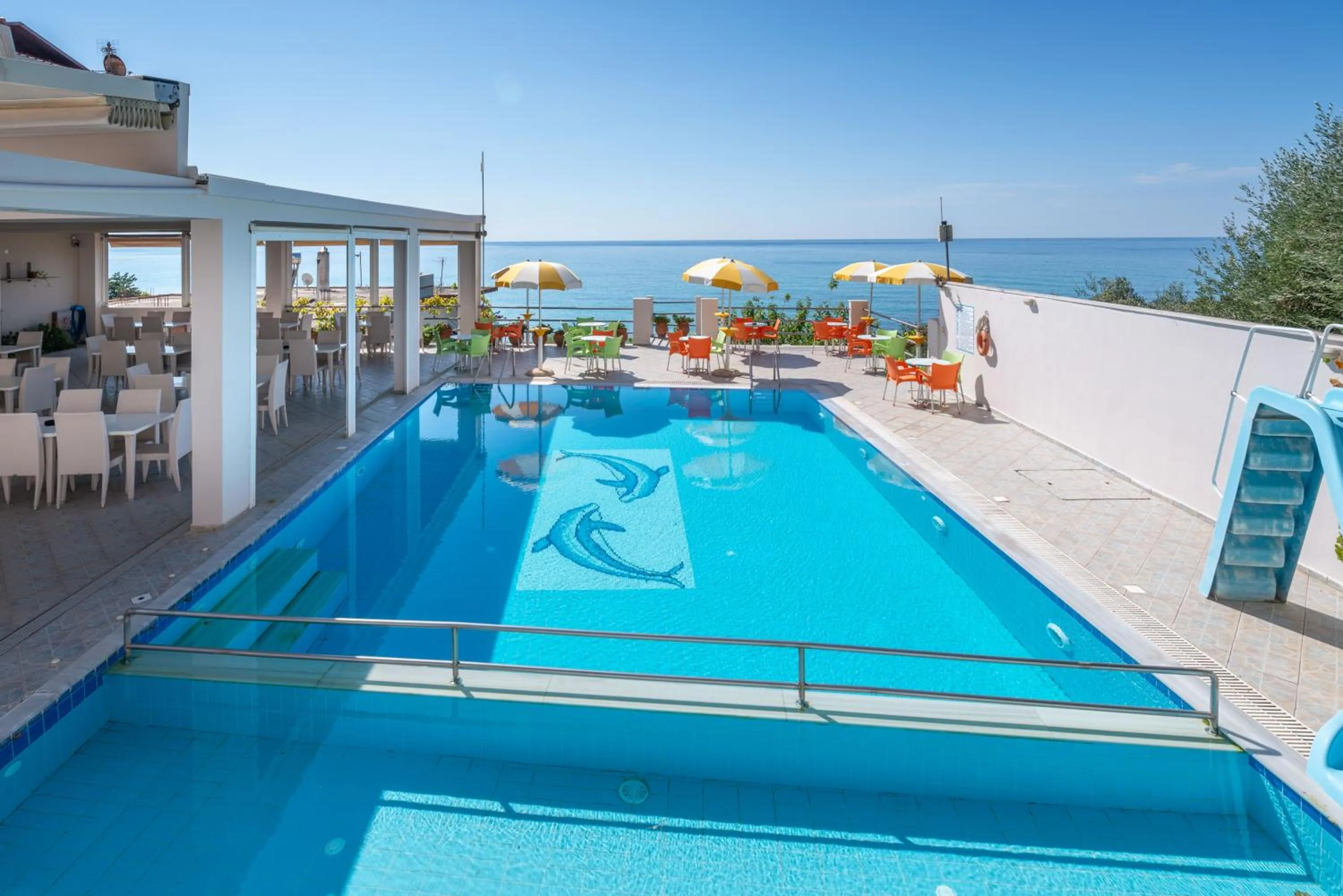 Swimming pool in Hotel Dimitra