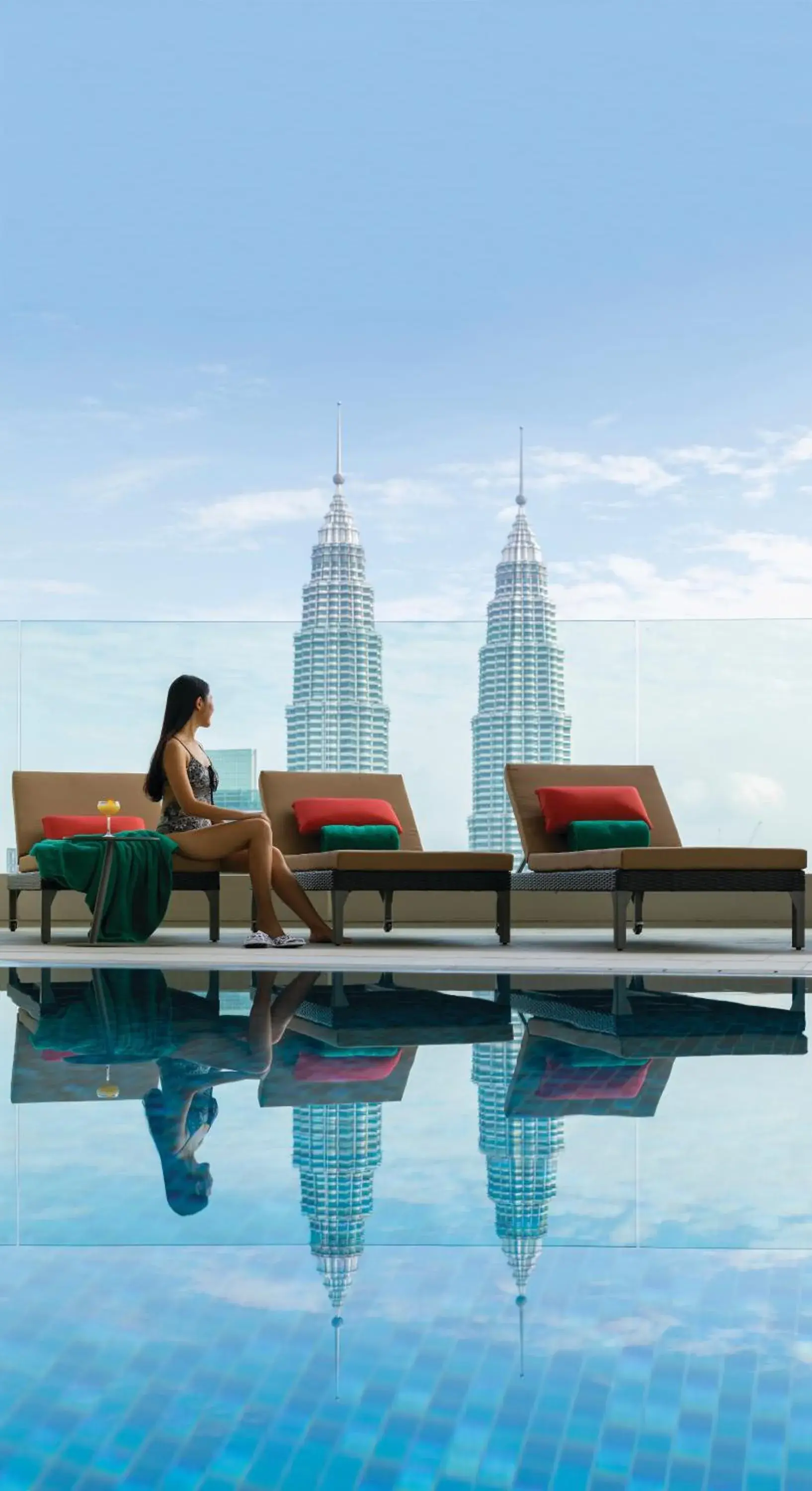 Pool view in Banyan Tree Kuala Lumpur Pool view in Banyan Tree Kuala Lumpur