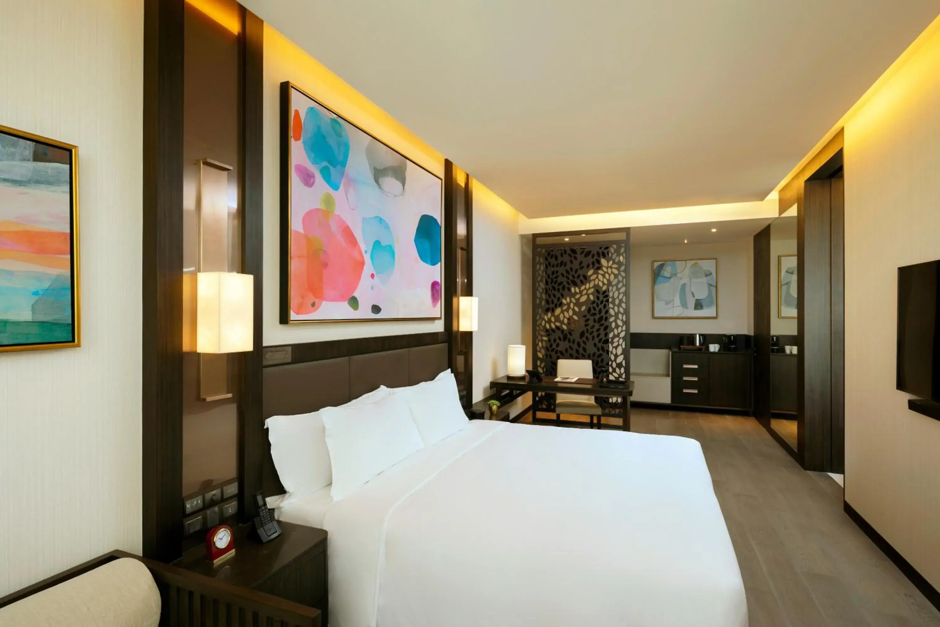 Shower, Bed in Banyan Tree Kuala Lumpur Shower, Bed in Banyan Tree Kuala Lumpur