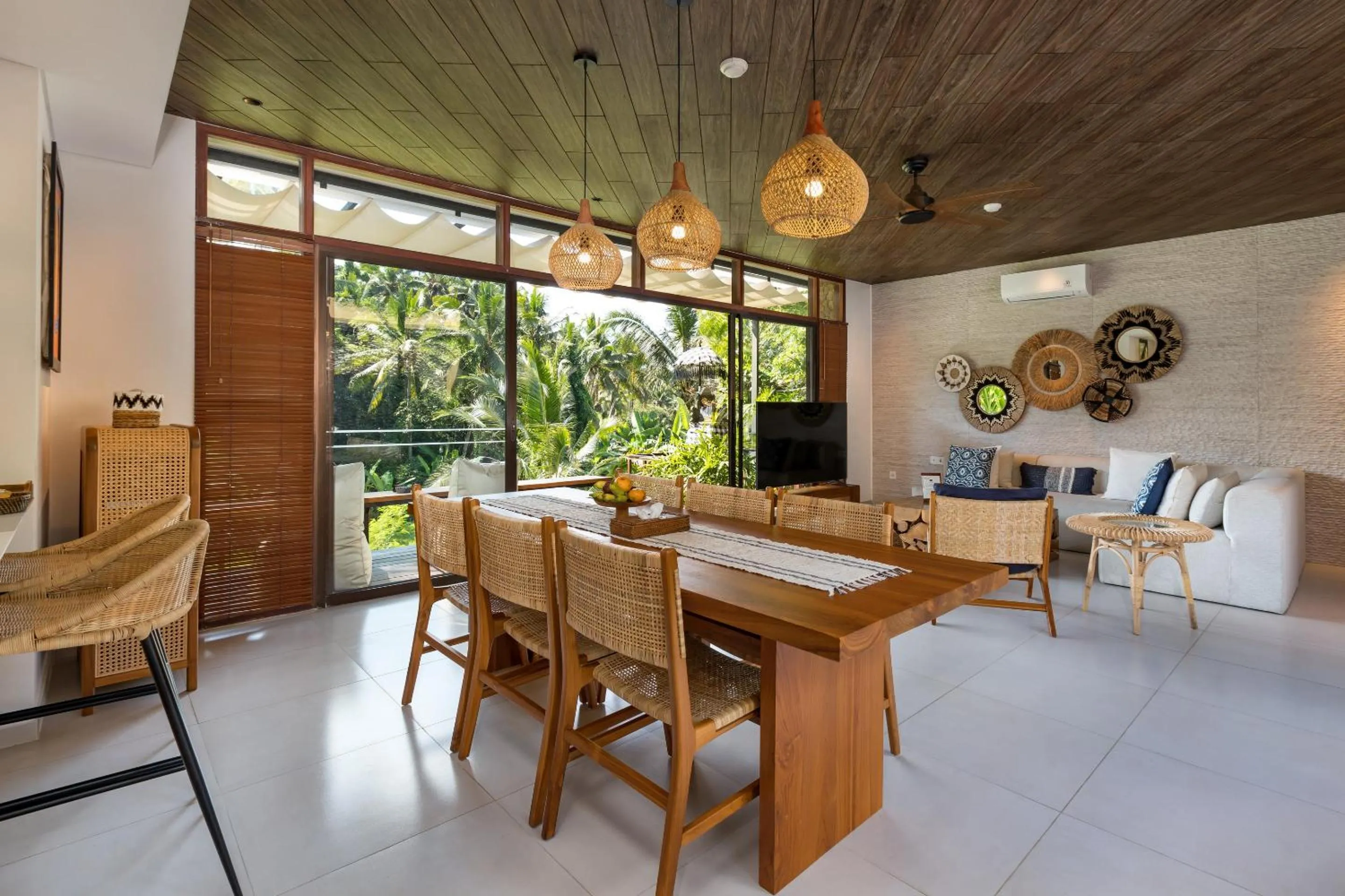 Living room in Ubud Green Resort Villas Powered by Archipelago