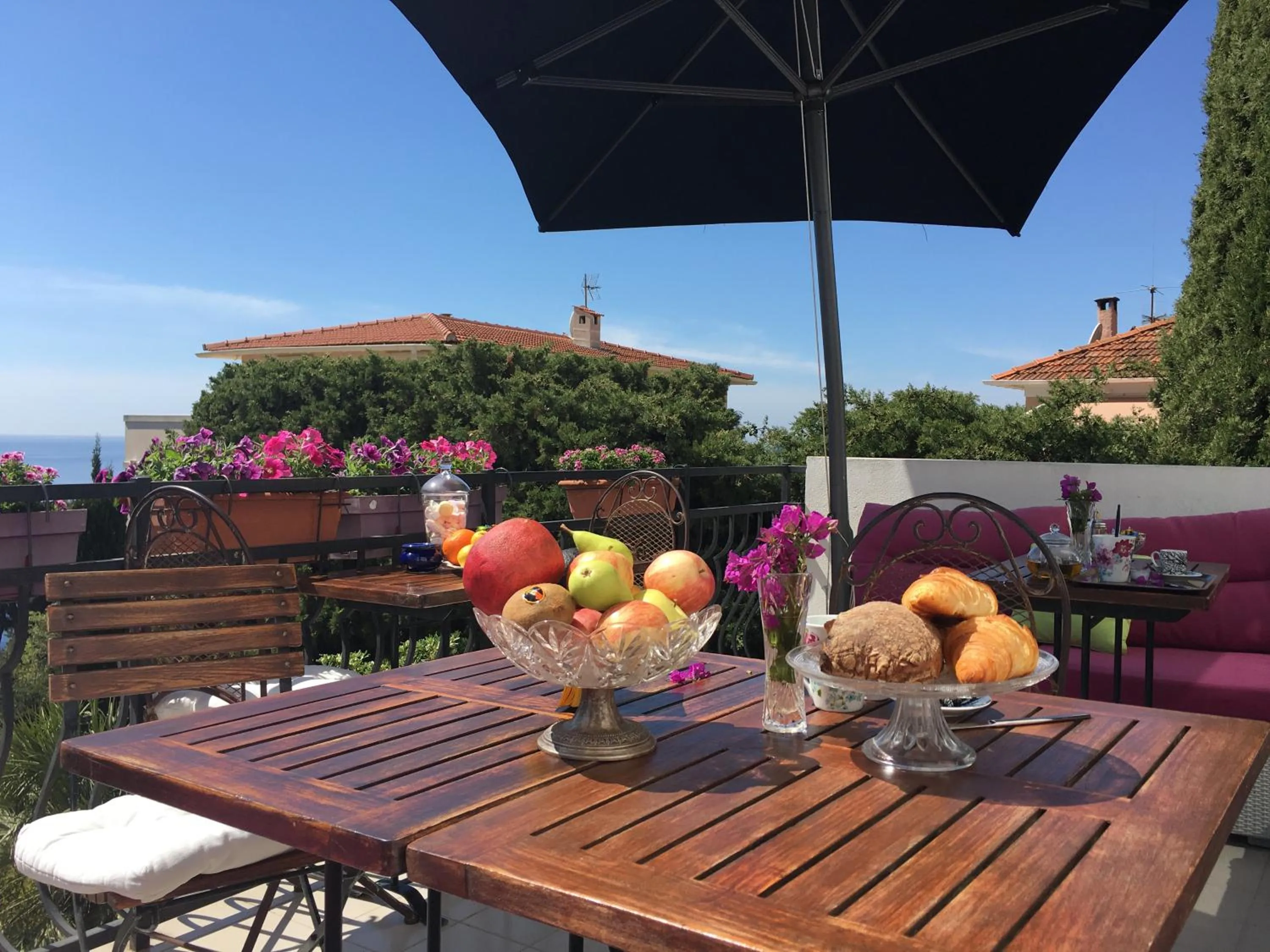 Balcony/Terrace in Hotel Normandy