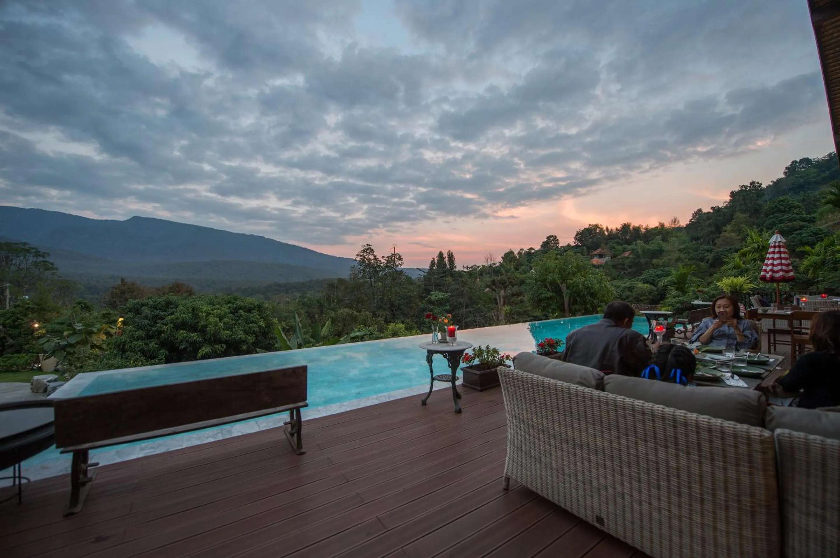 Mountain view in Chantra Khiri Chalet Chiang Mai