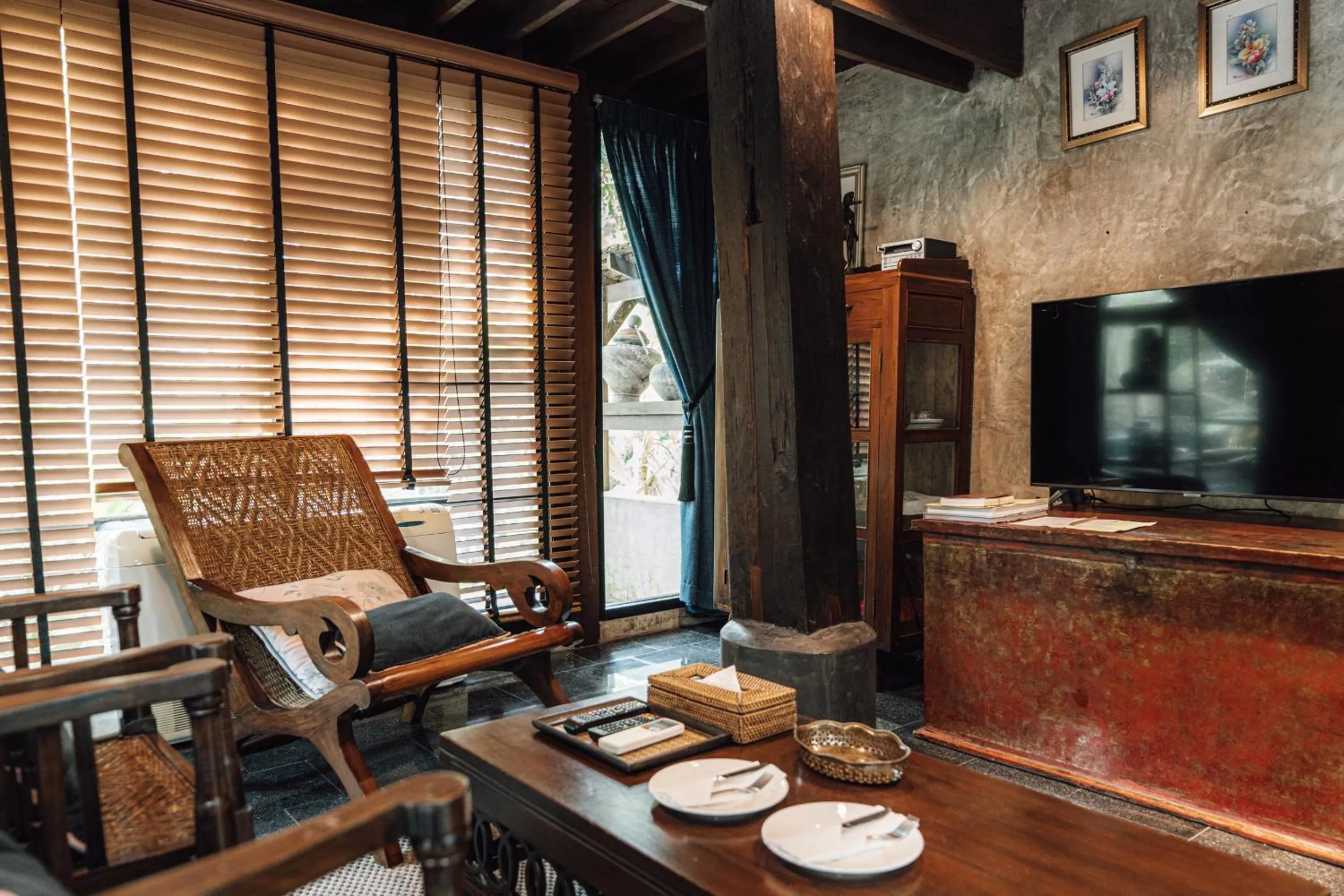 Living room in Chantra Khiri Chalet Chiang Mai