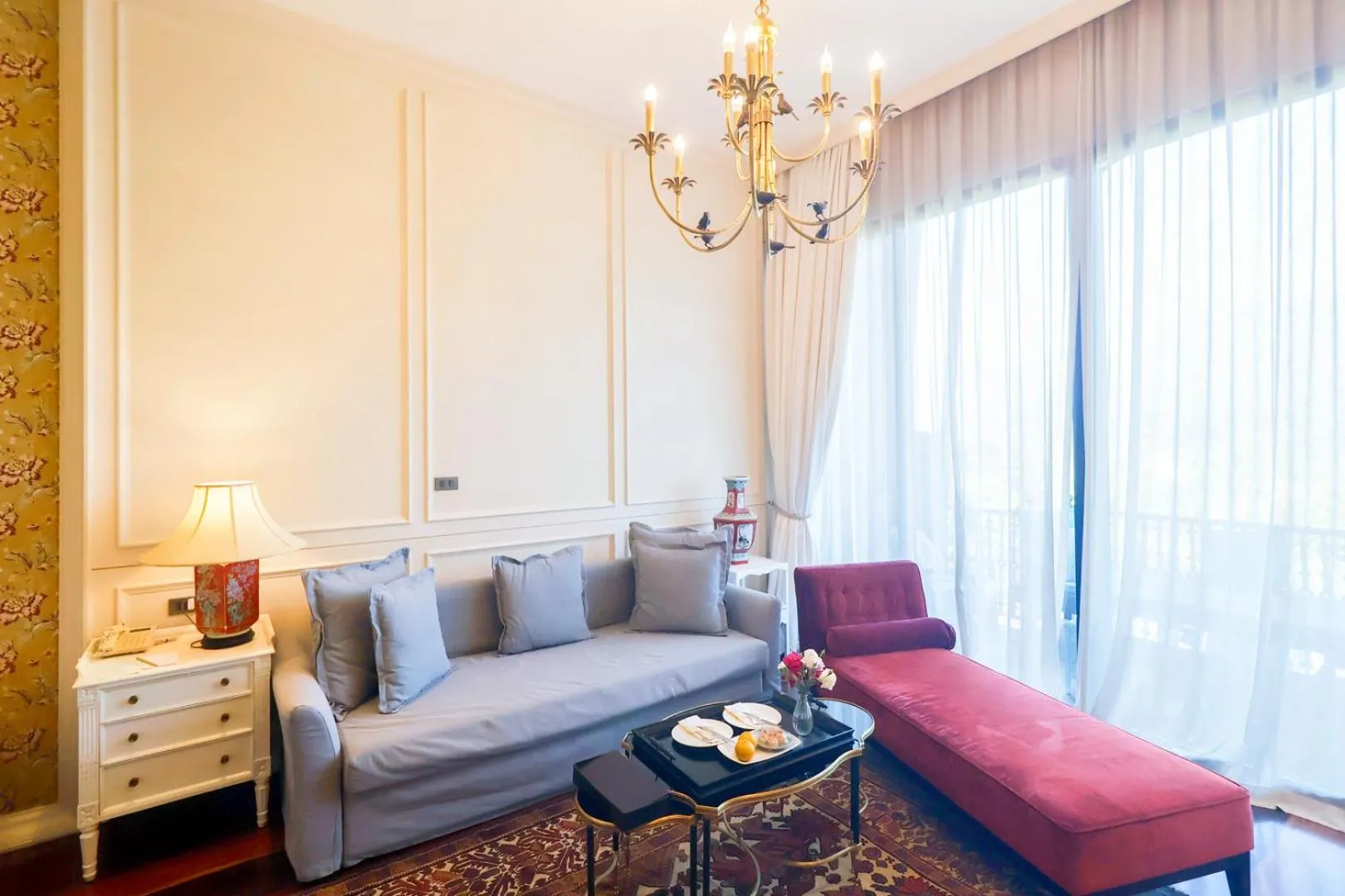 Living room in Chantra Khiri Chalet Chiang Mai