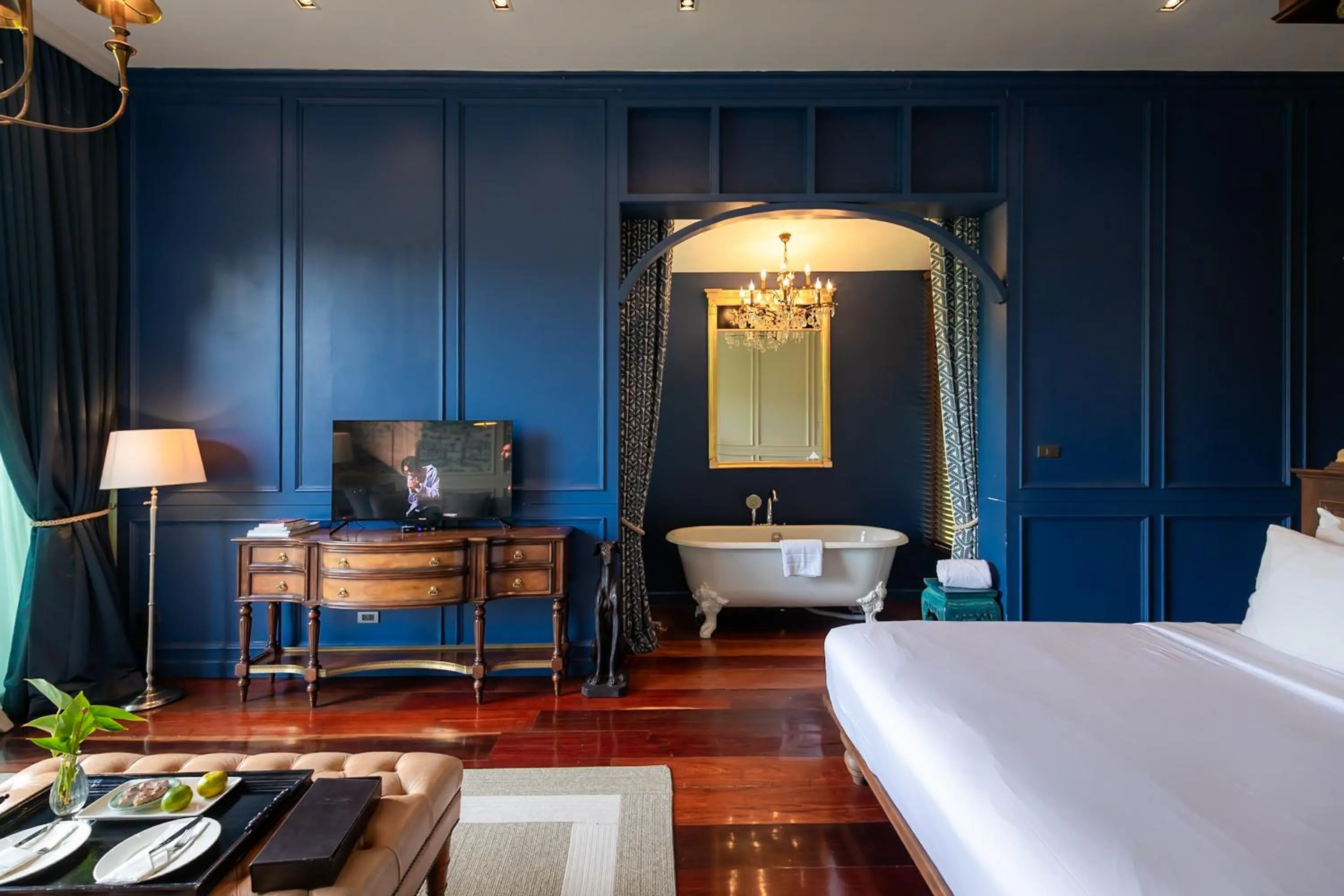 Seating area, Bed in Chantra Khiri Chalet Chiang Mai