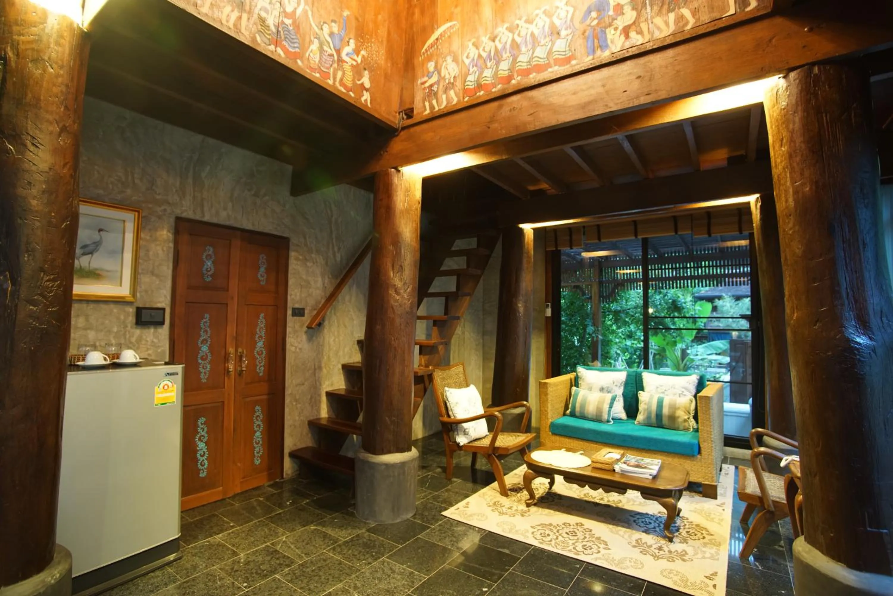 Living room in Chantra Khiri Chalet Chiang Mai