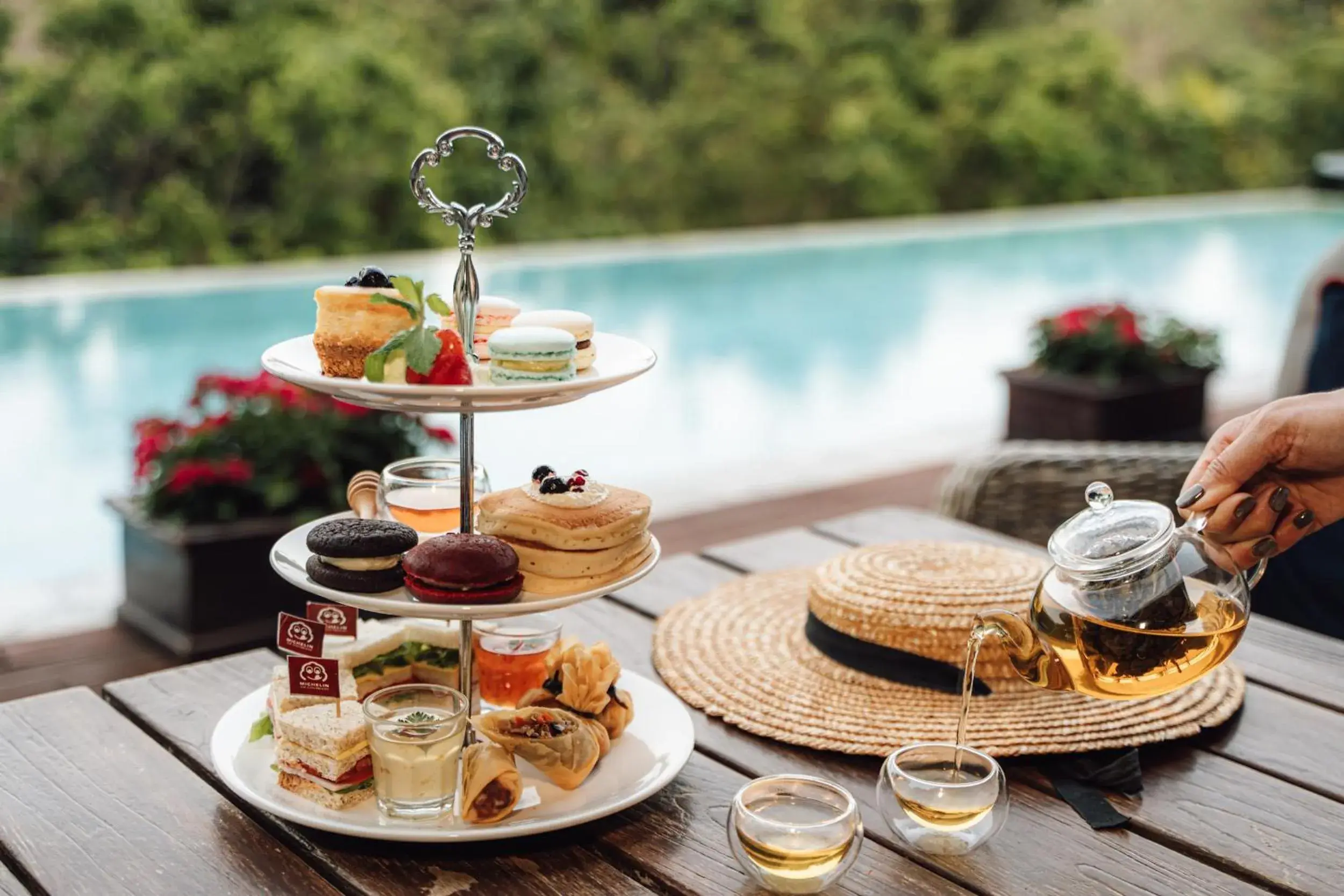 Pool view in Chantra Khiri Chalet Chiang Mai Pool view in Chantra Khiri Chalet Chiang Mai