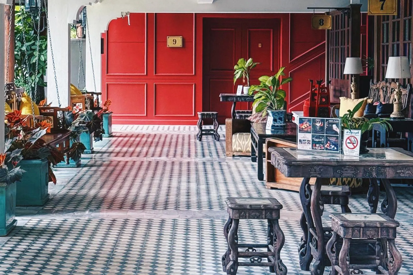 Balcony/Terrace in Chantra Khiri Chalet Chiang Mai