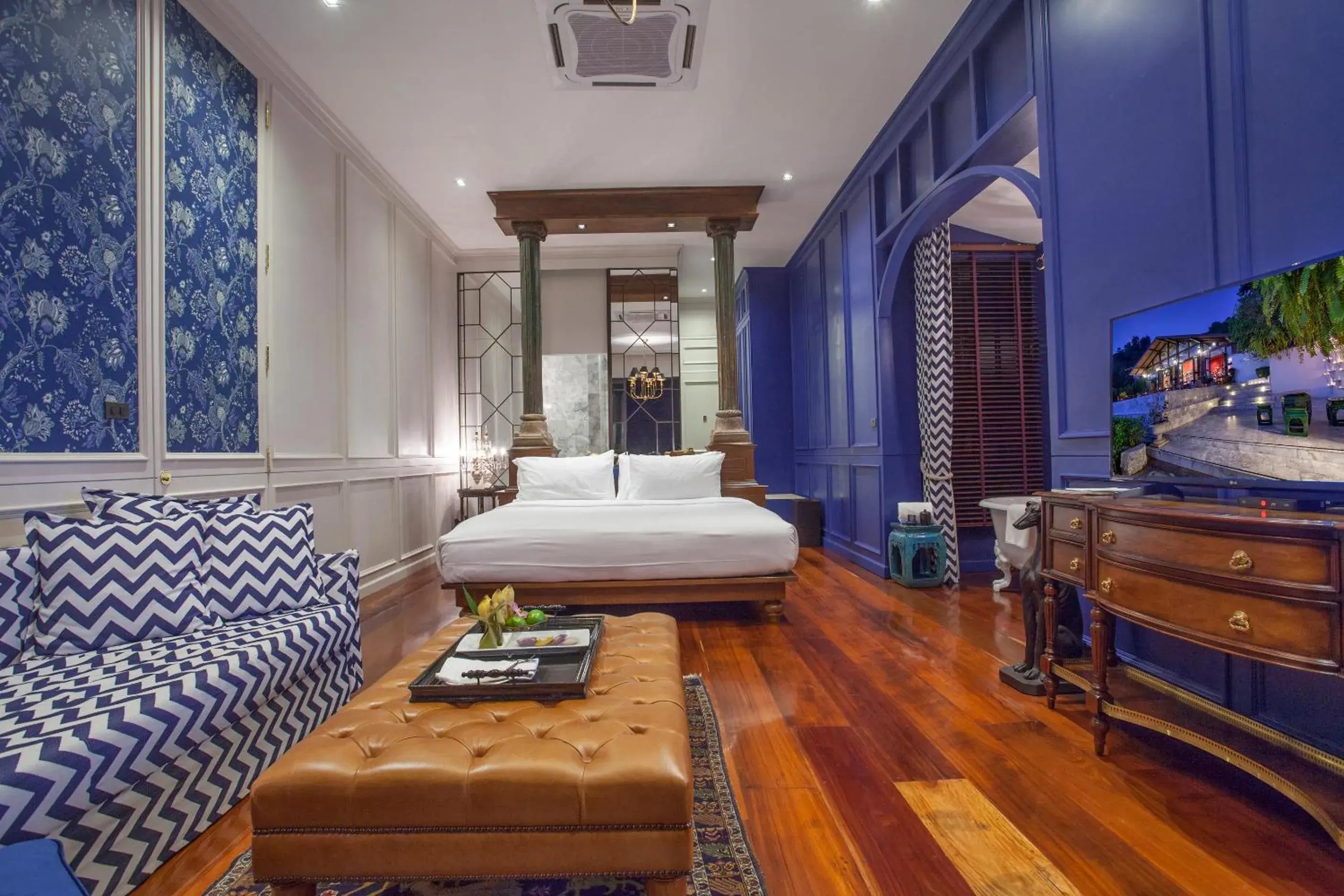 Bed in Chantra Khiri Chalet Chiang Mai Bed in Chantra Khiri Chalet Chiang Mai