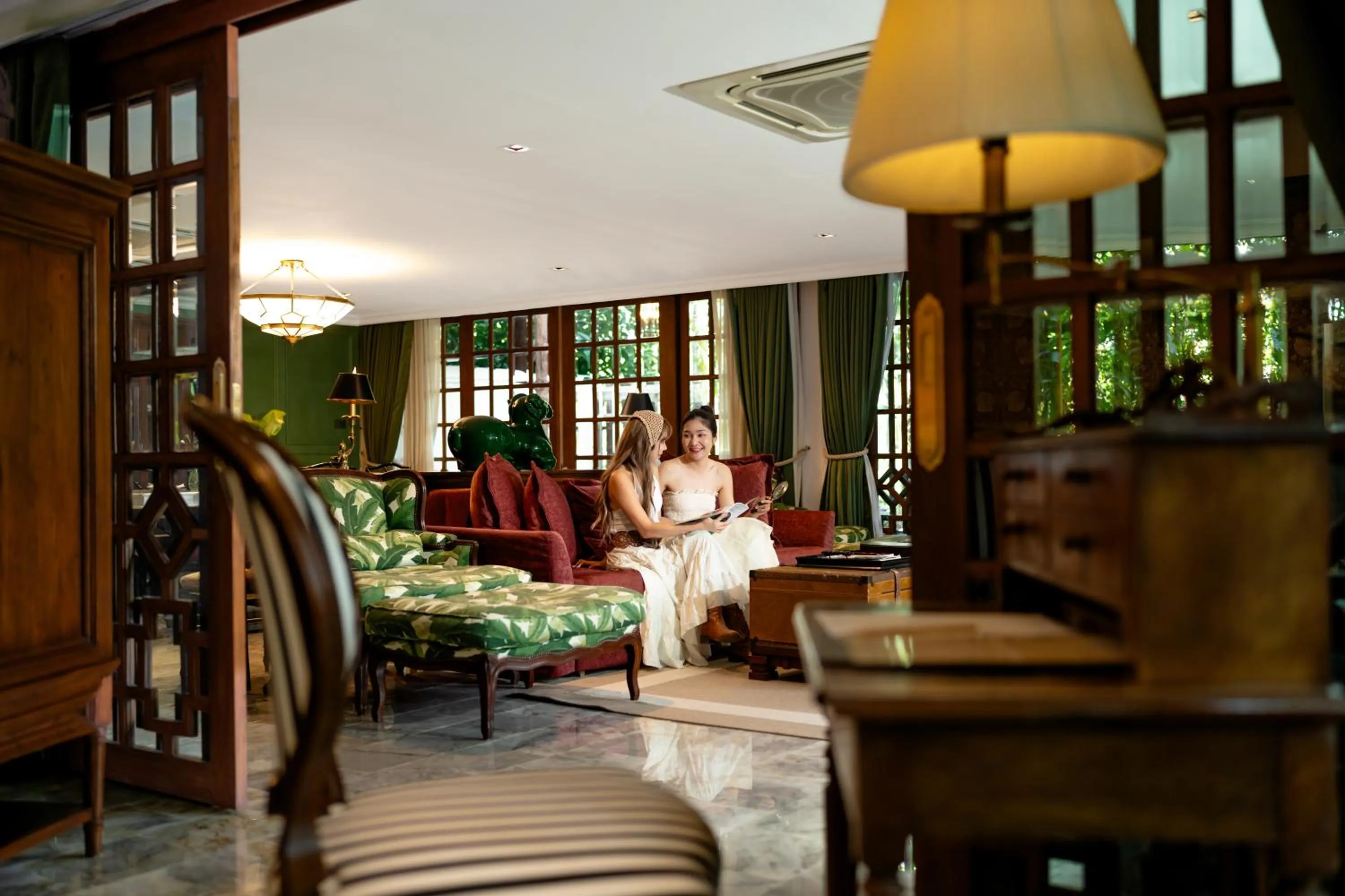 Living room in Chantra Khiri Chalet Chiang Mai