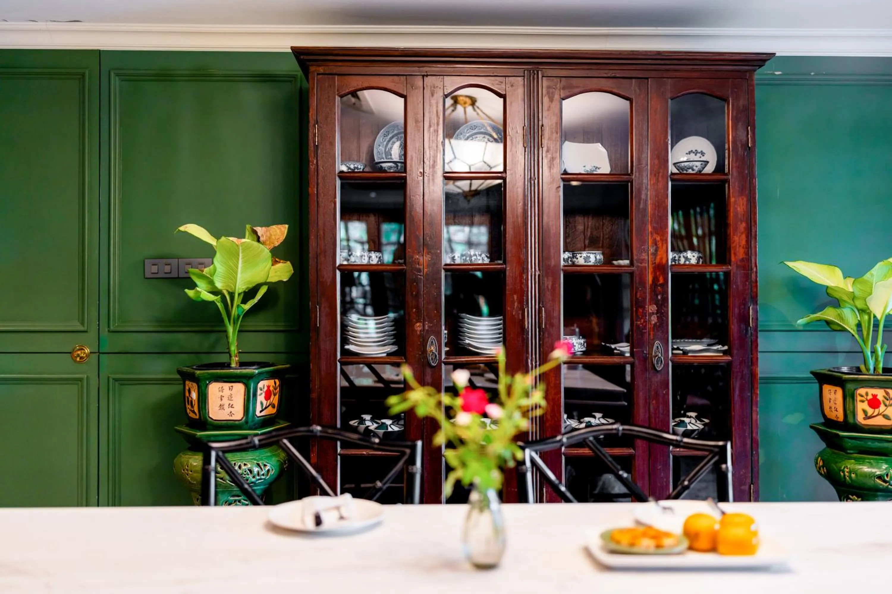 Dining area in Chantra Khiri Chalet Chiang Mai