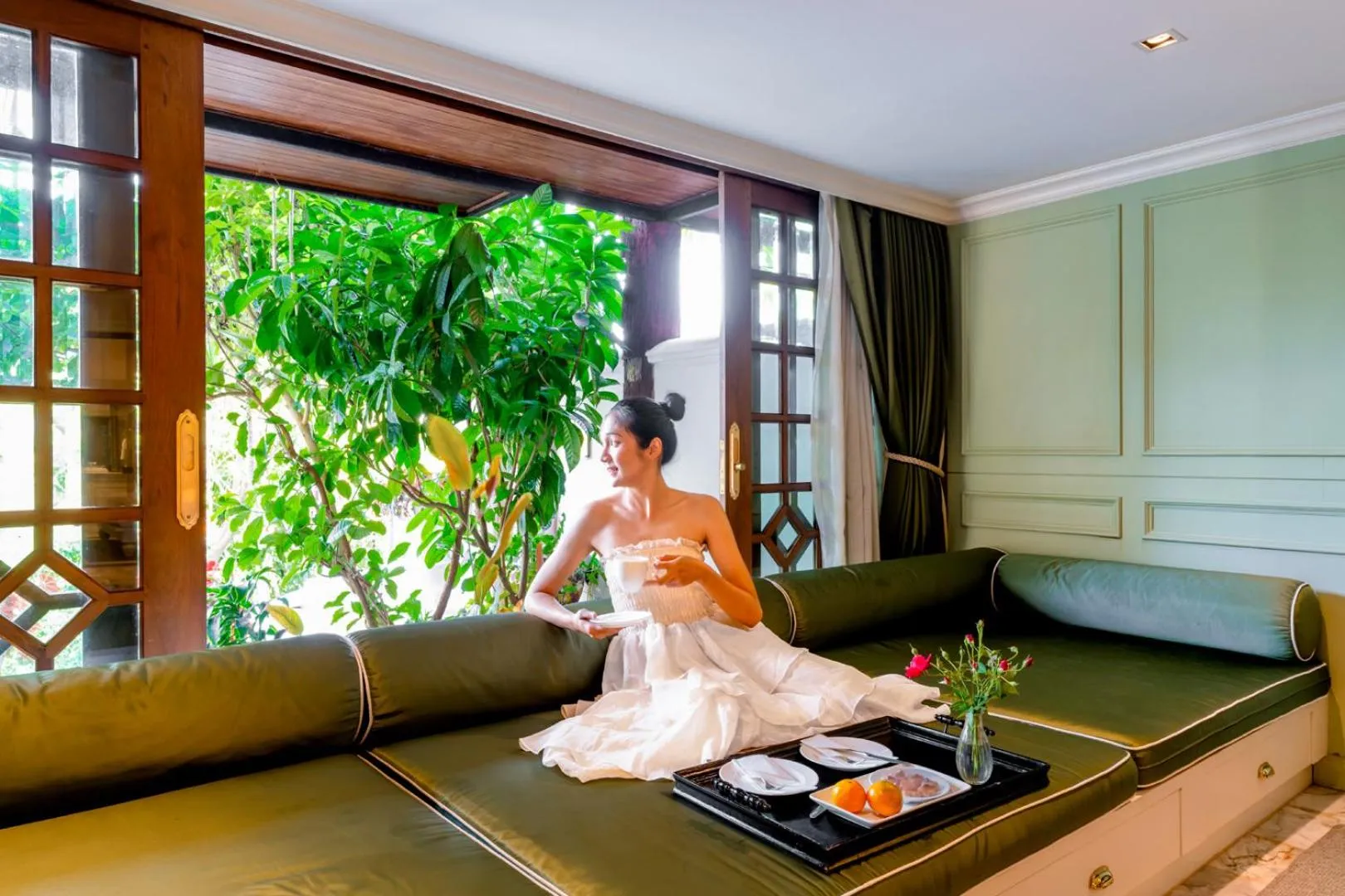 Balcony/Terrace in Chantra Khiri Chalet Chiang Mai