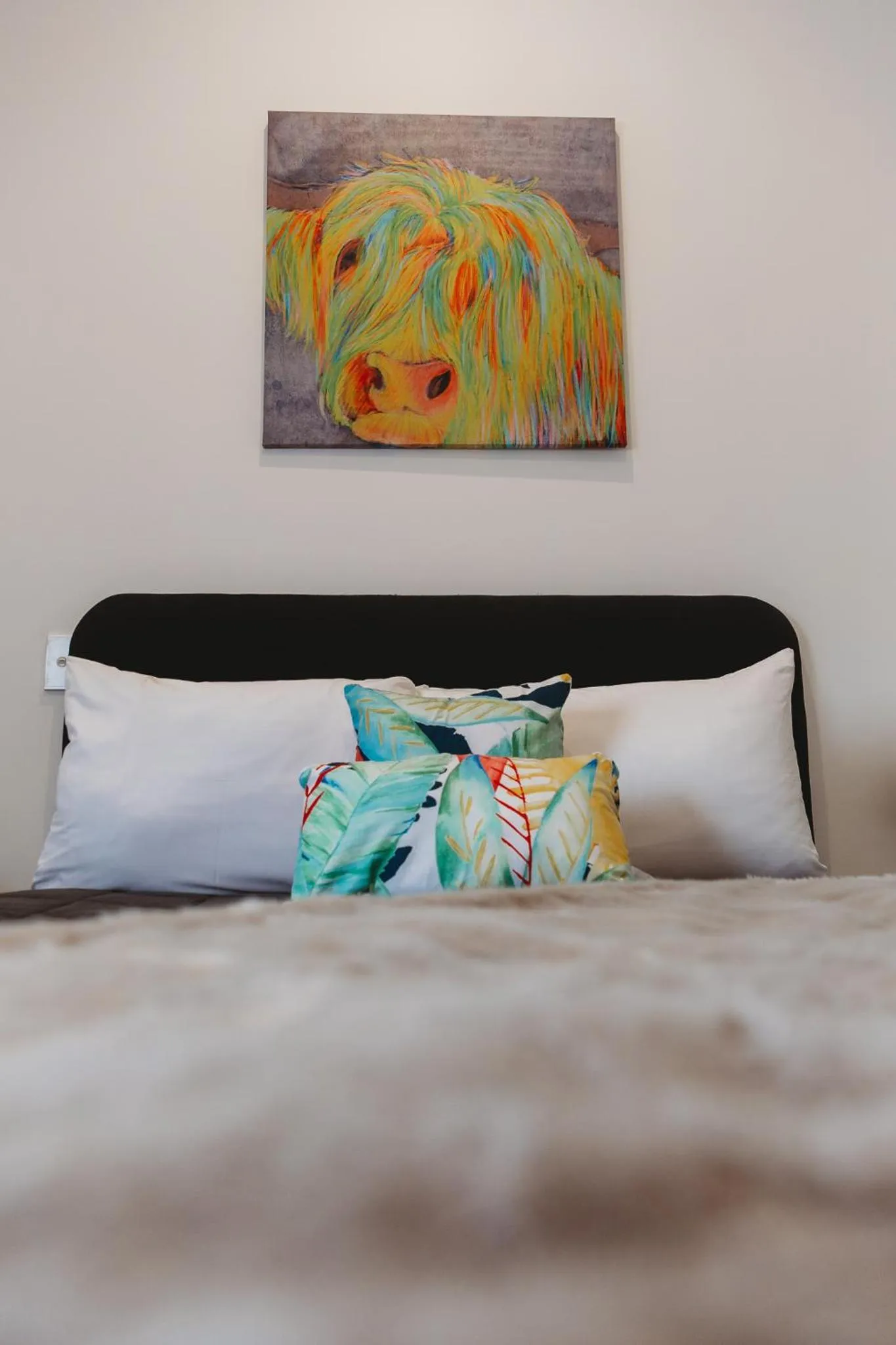 Bed in Talisman Hotel & Restaurant