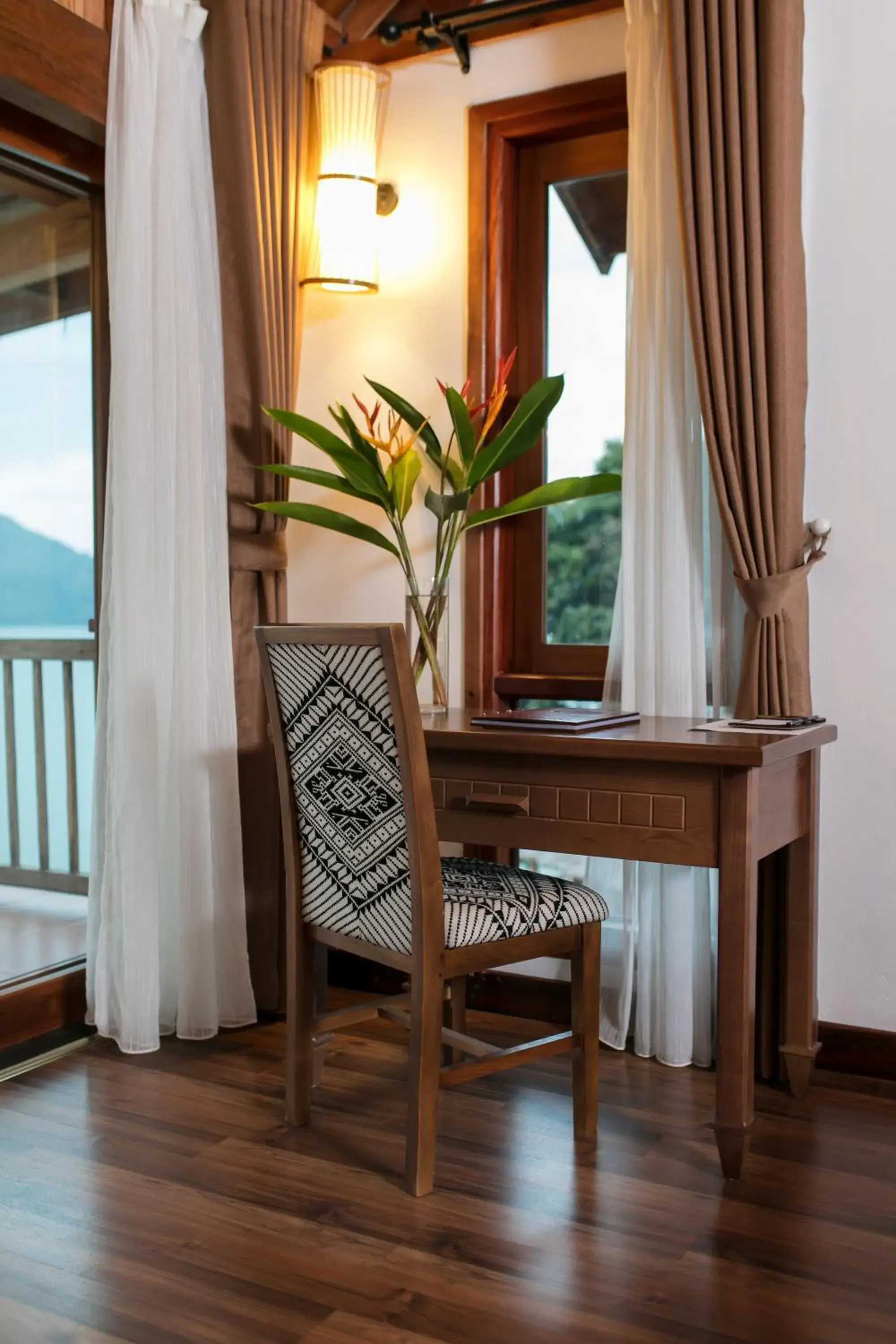 Living room in Mai Chau Hideaway Lake Resort Living room in Mai Chau Hideaway Lake Resort