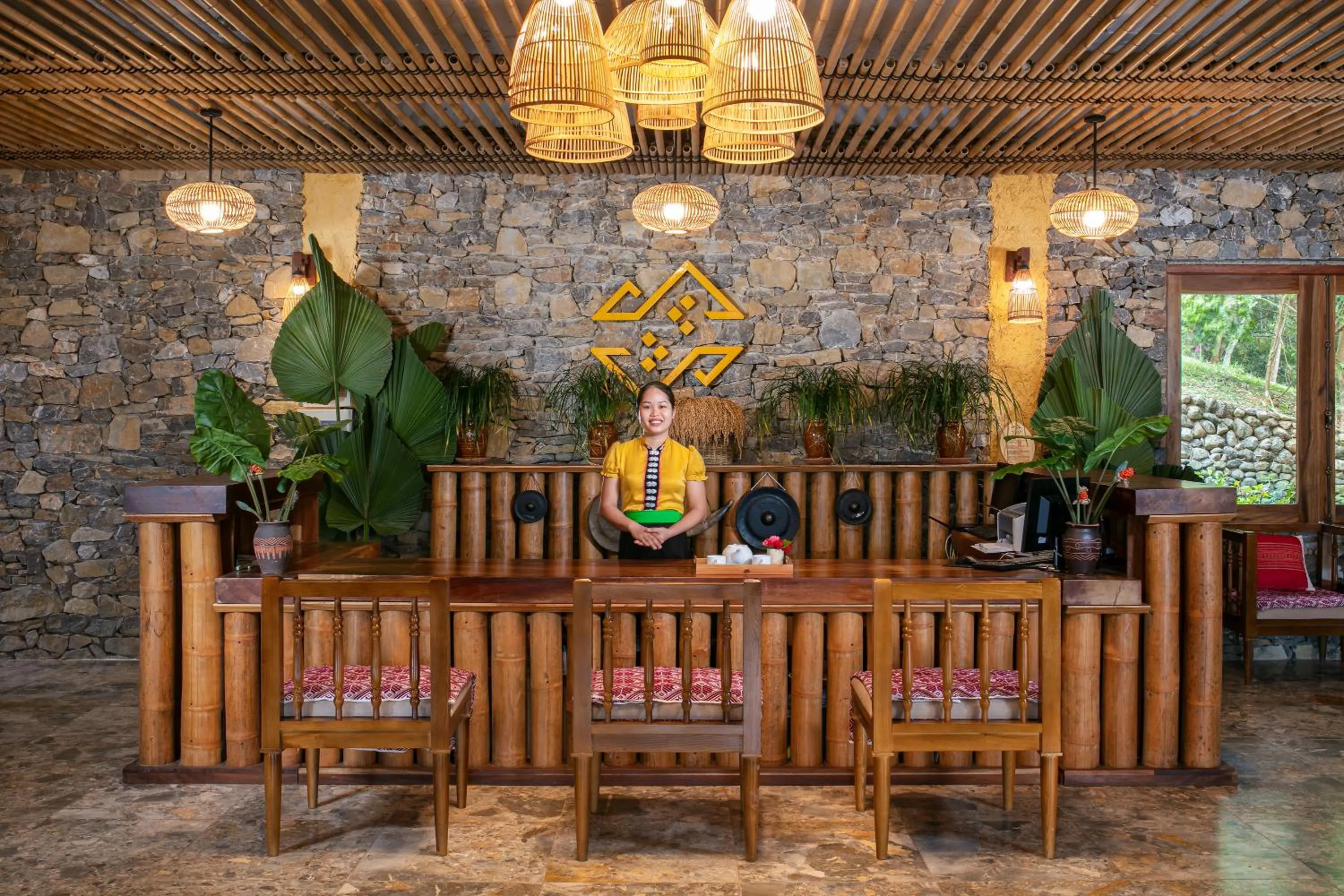 Lobby or reception in Mai Chau Hideaway Lake Resort