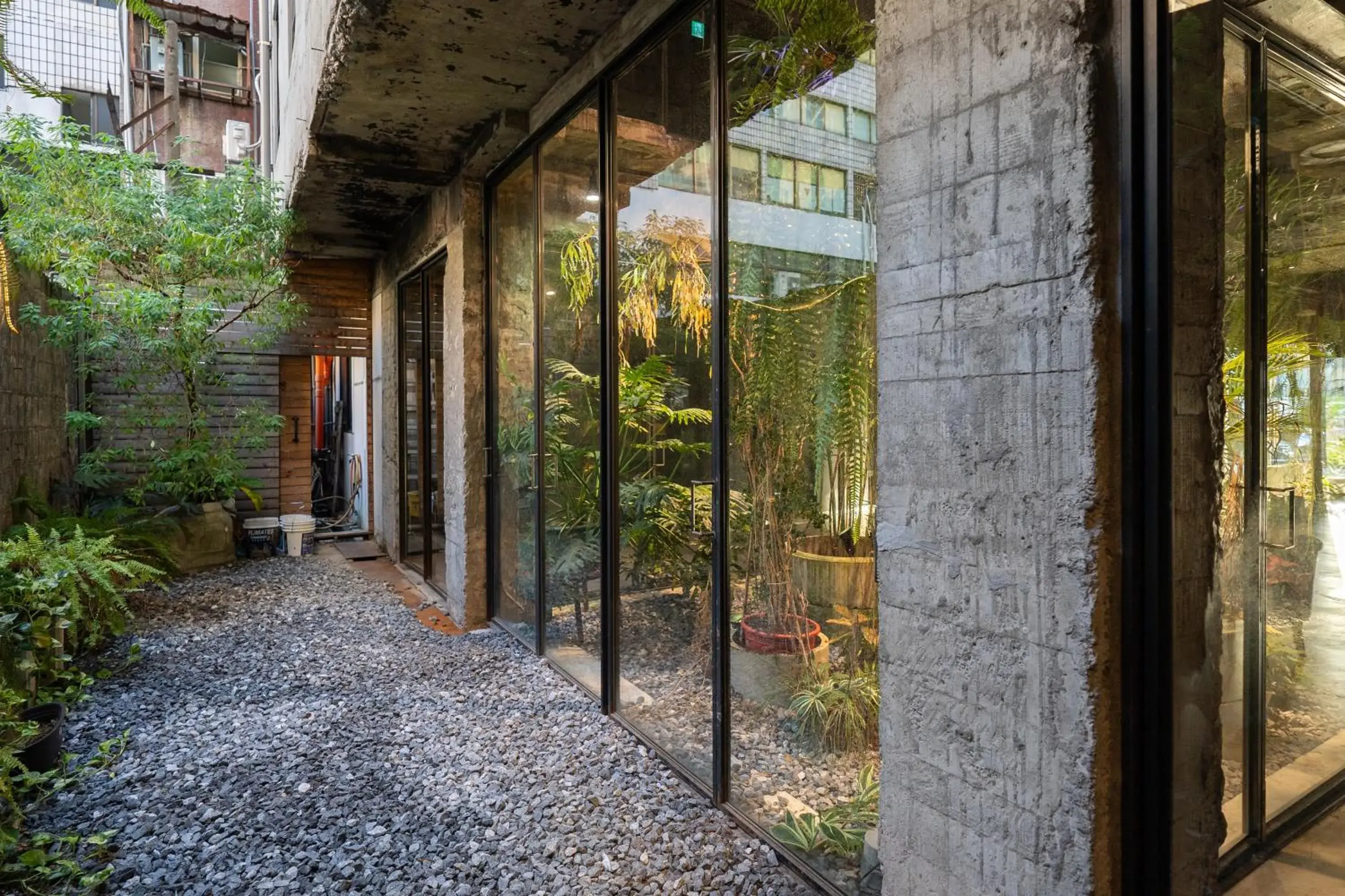 Garden view in SOF Hotel Garden view in SOF Hotel