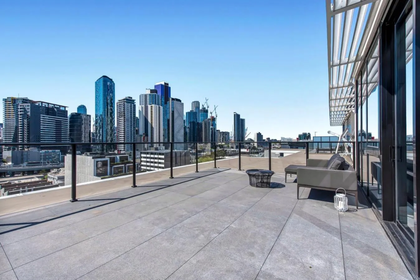 Balcony/Terrace in Melbourne City Apartments - Teri