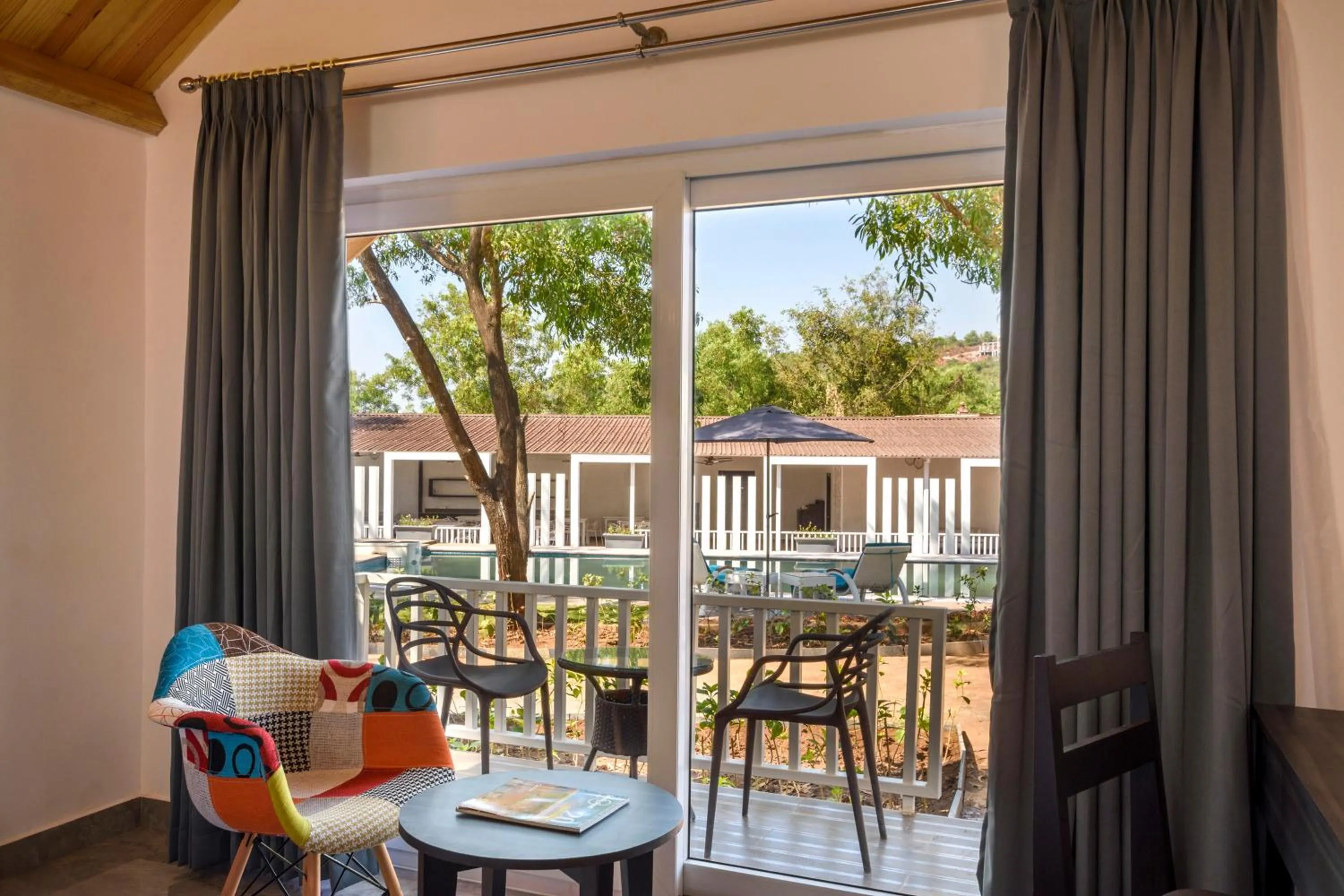 Balcony/Terrace in White Wood Resort By Stone Wood Hotels