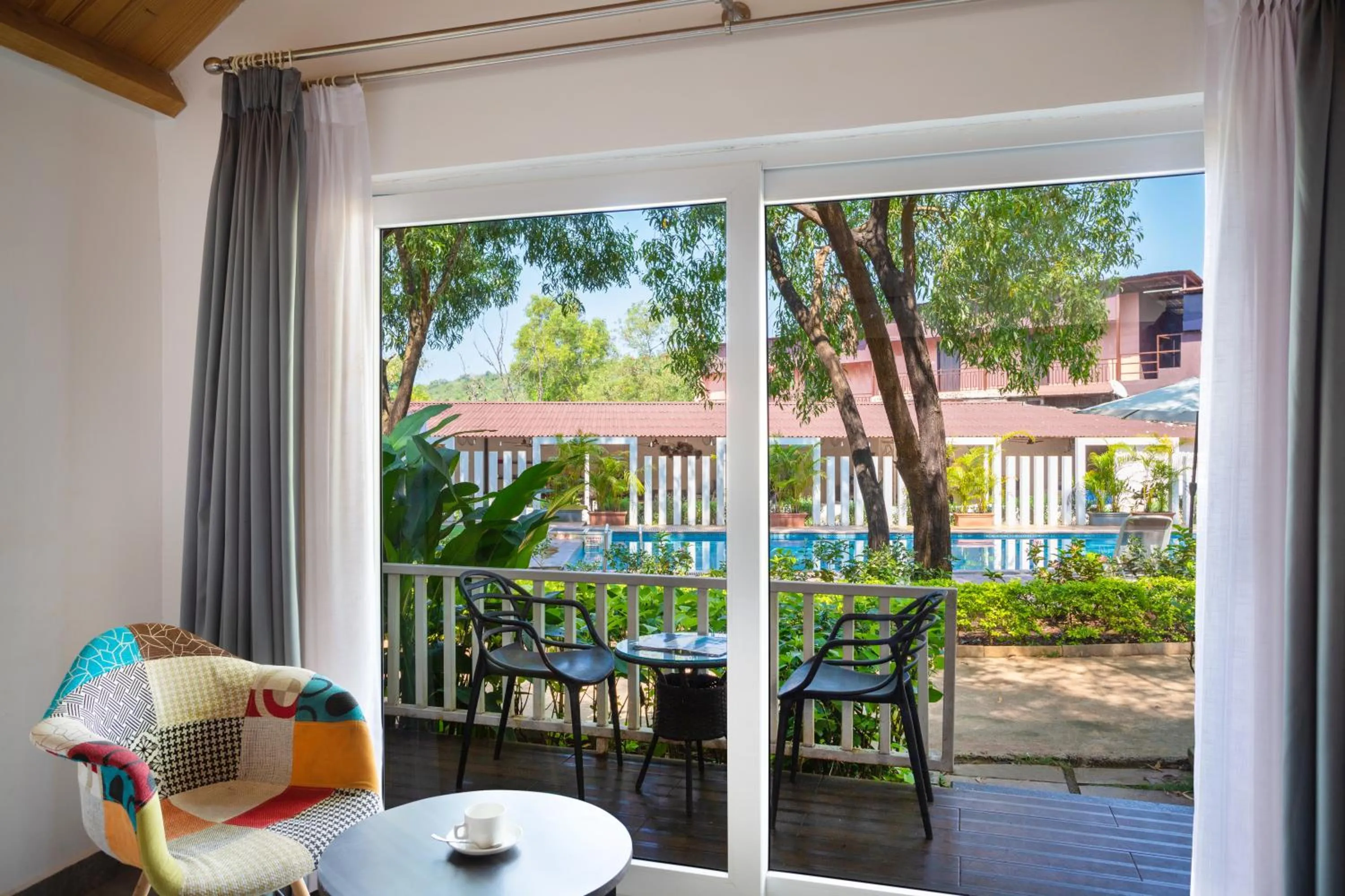 Balcony/Terrace in White Wood Resort By Stone Wood Hotels