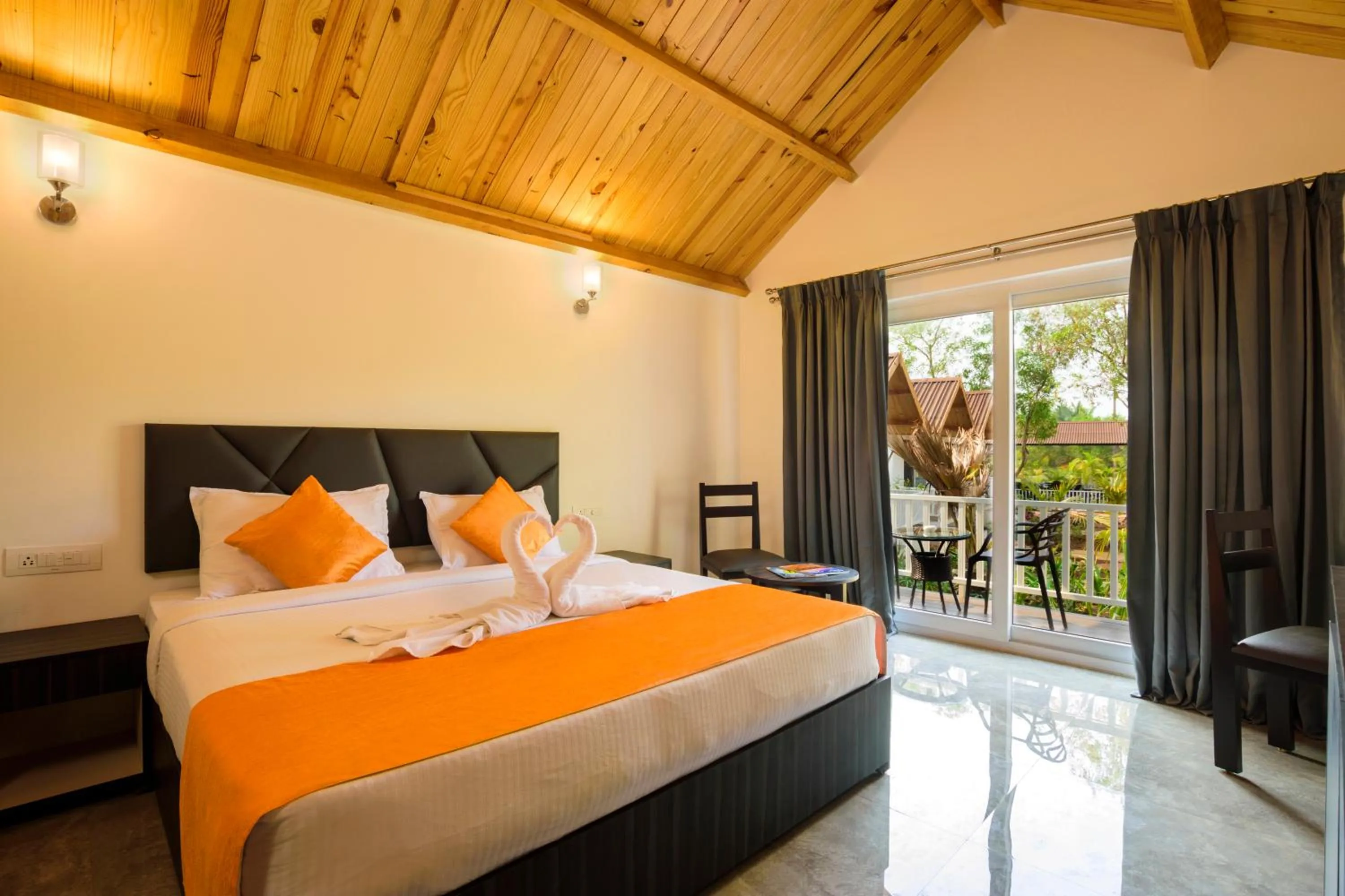 Bedroom, Bed in White Wood Resort By Stone Wood Hotels