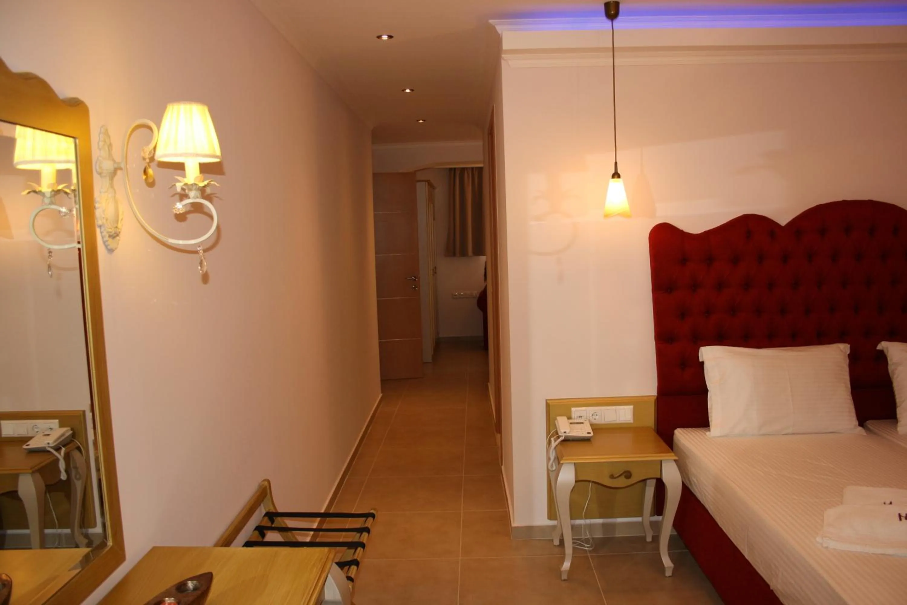 Bed in Palatino Hotel