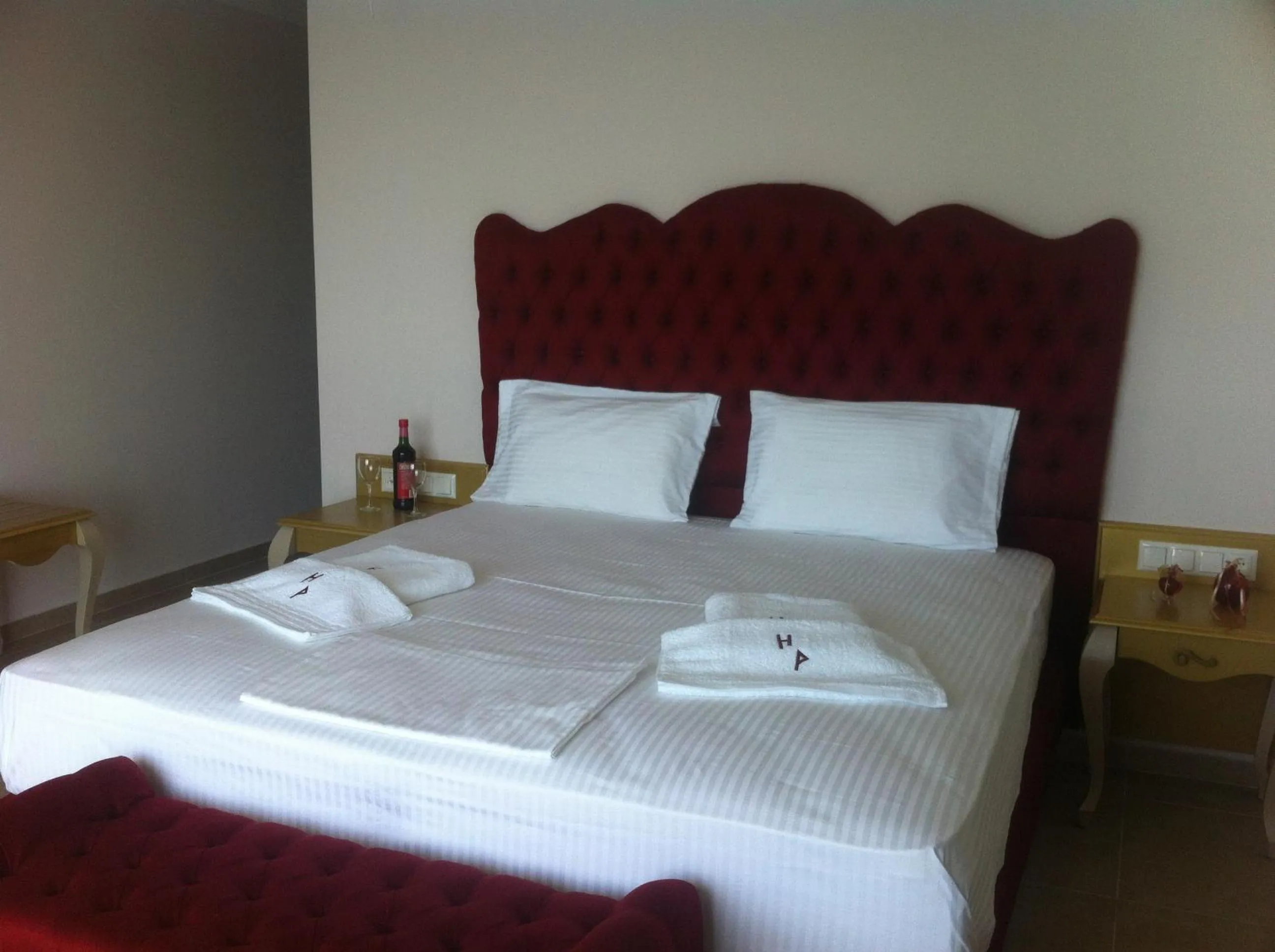 Bed in Palatino Hotel