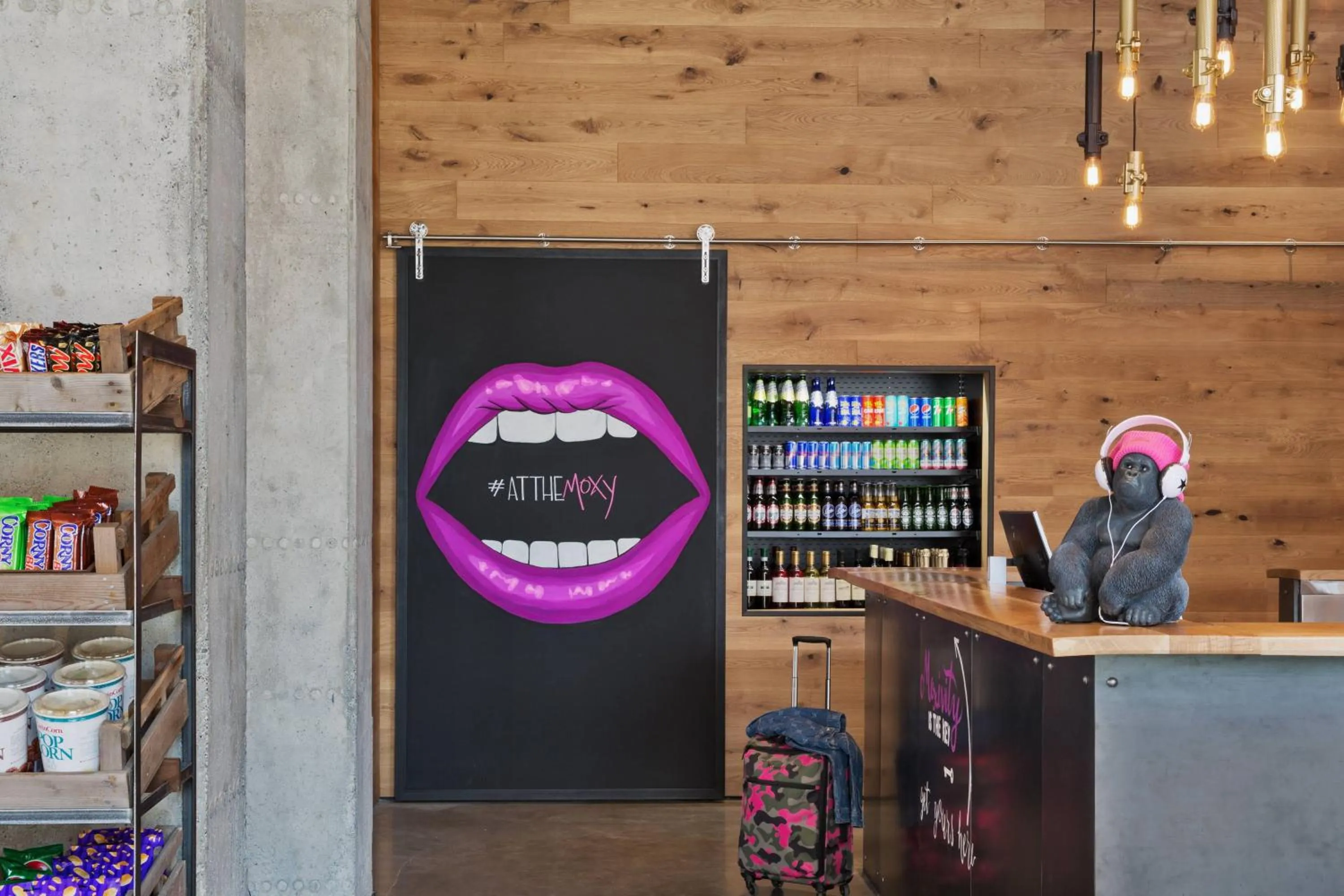 Lobby or reception in Moxy Tbilisi