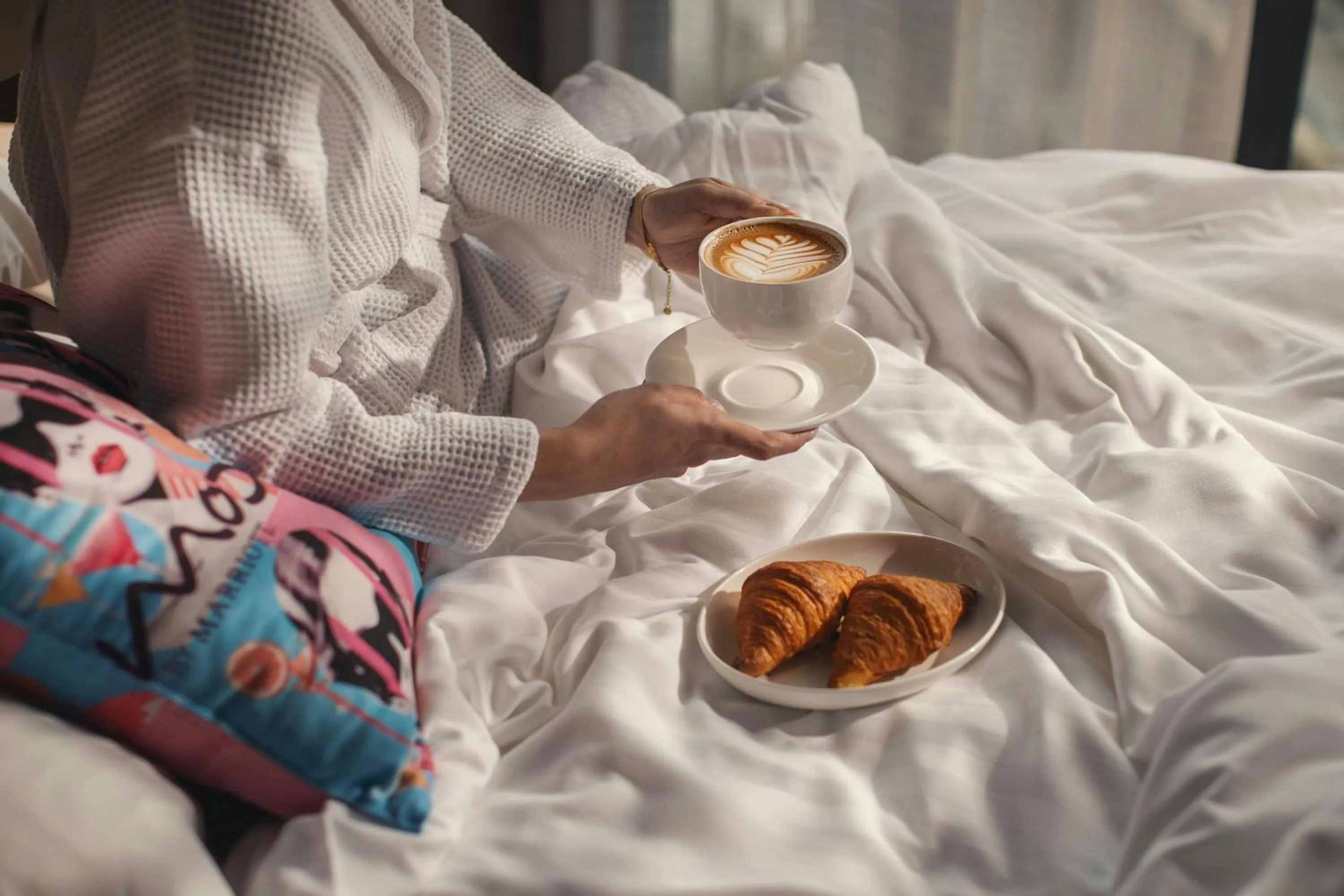 Photo of the whole room, Bed in Moxy Tbilisi