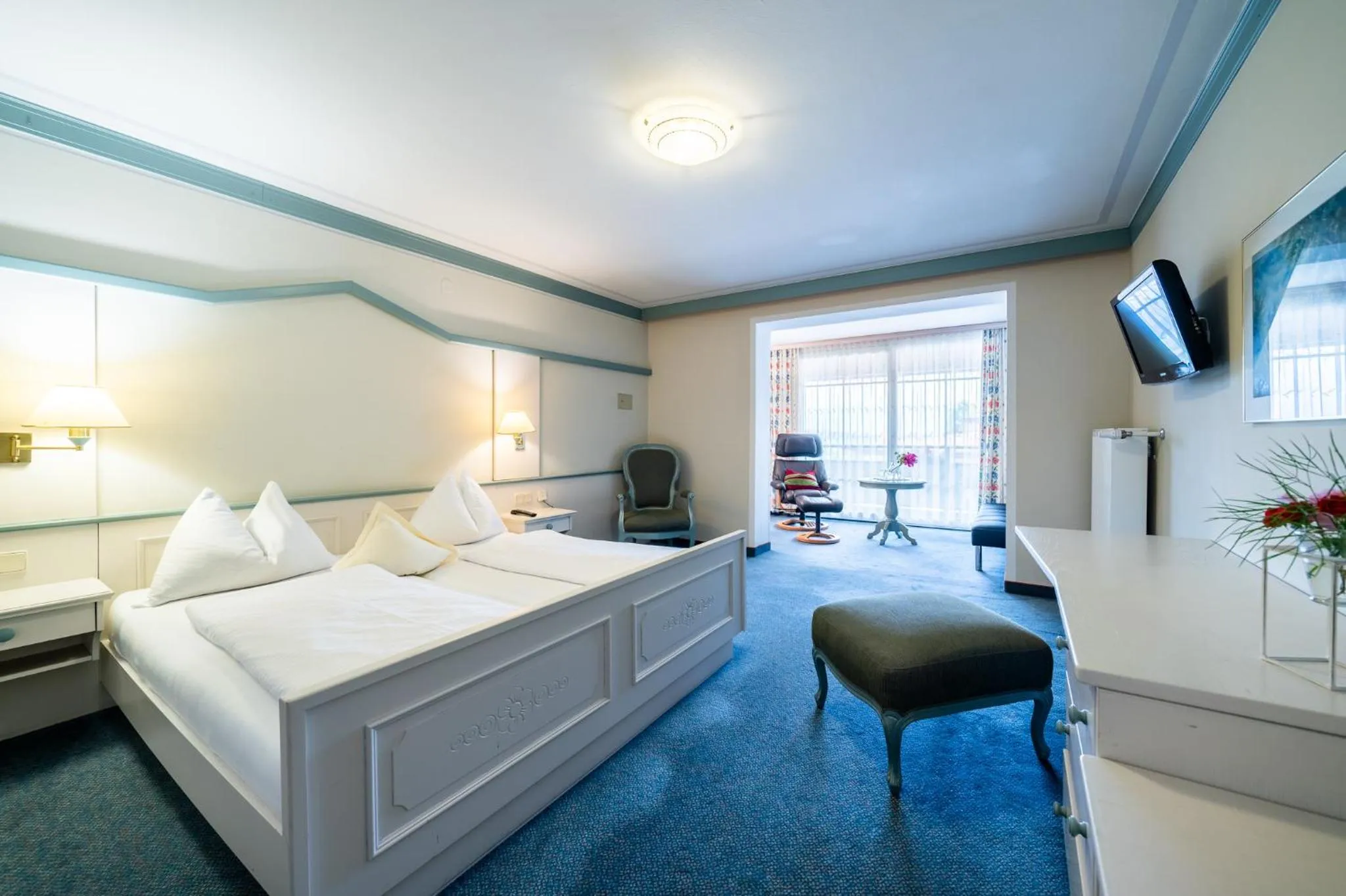 Bedroom, Bed in Hotel Alexanderhof