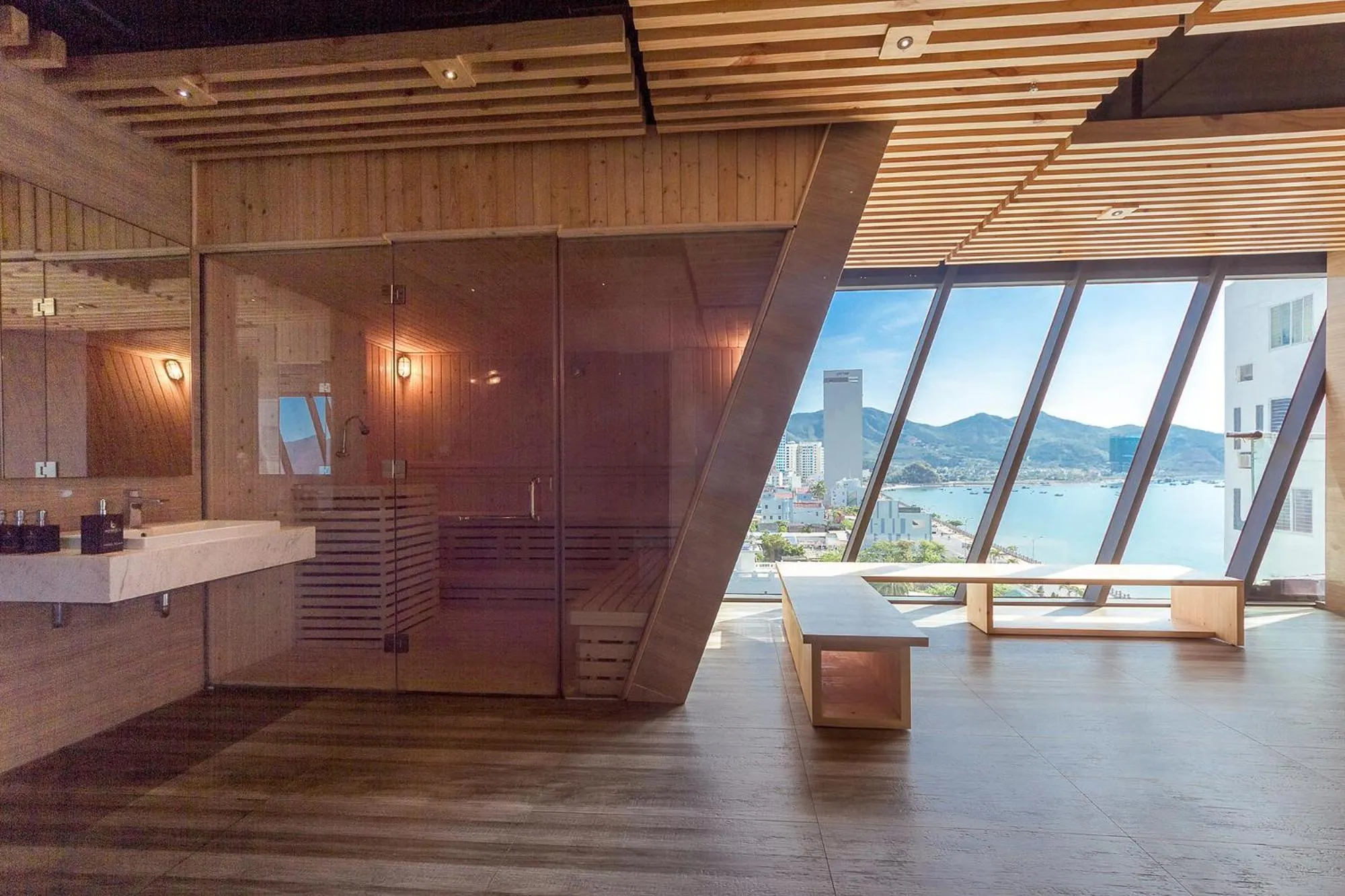 Steam room in Boton Blue Hotel & Spa