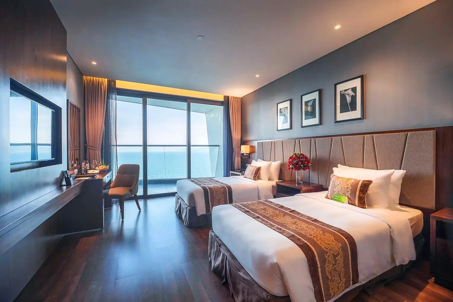 Deluxe Twin Room with Ocean View - Sauna access & Stay More, Pay Less in Boton Blue Hotel & Spa Deluxe Twin Room with Ocean View - Sauna access & Stay More, Pay Less in Boton Blue Hotel & Spa
