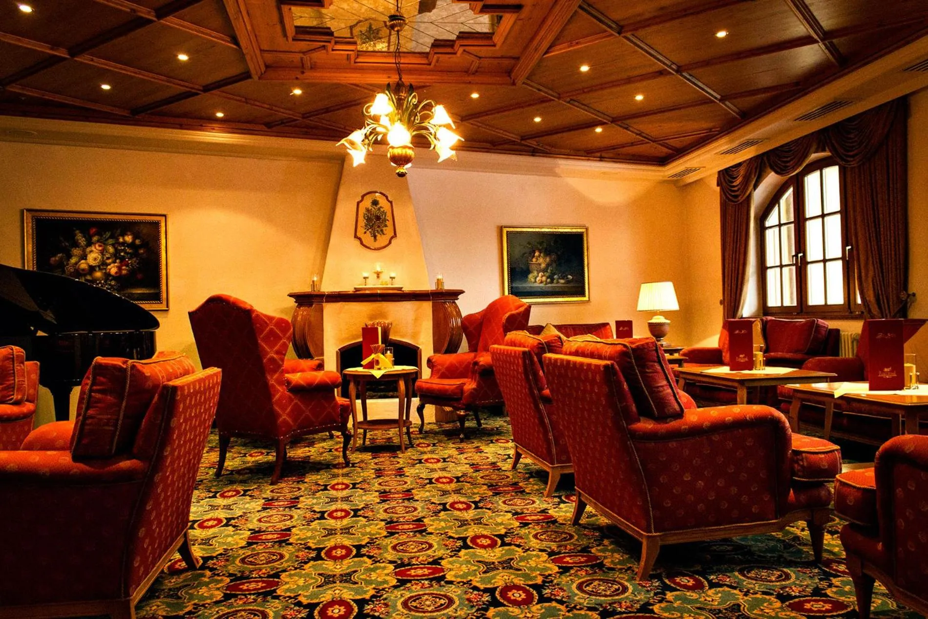 Lounge or bar in Wellnesshotel Parkschlössl zu Thyrnau Ihr adults only SPA Resort