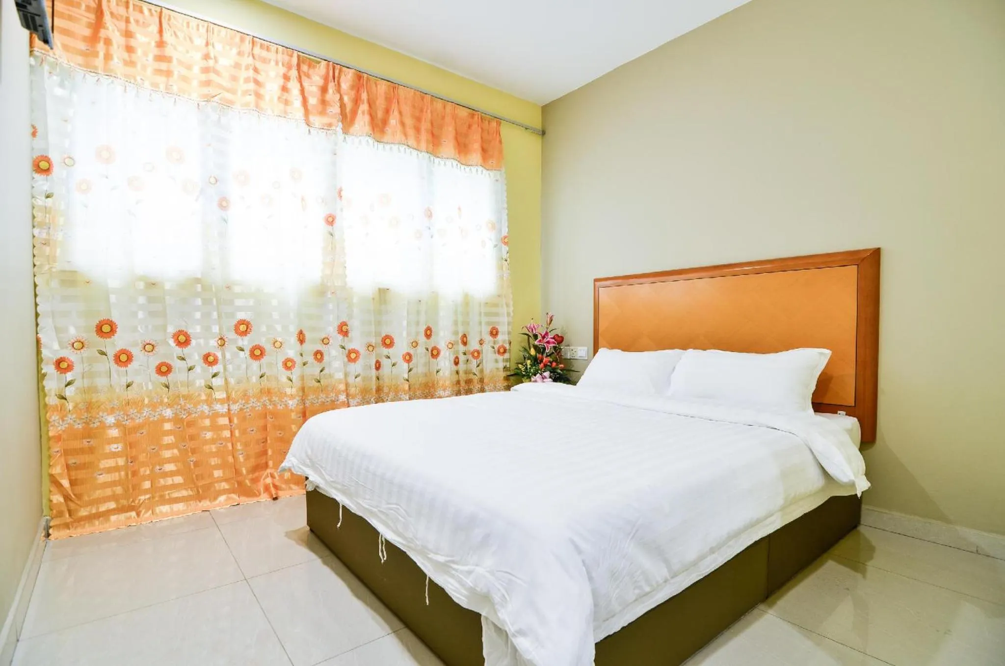 Bed in Hotel Raja Bot