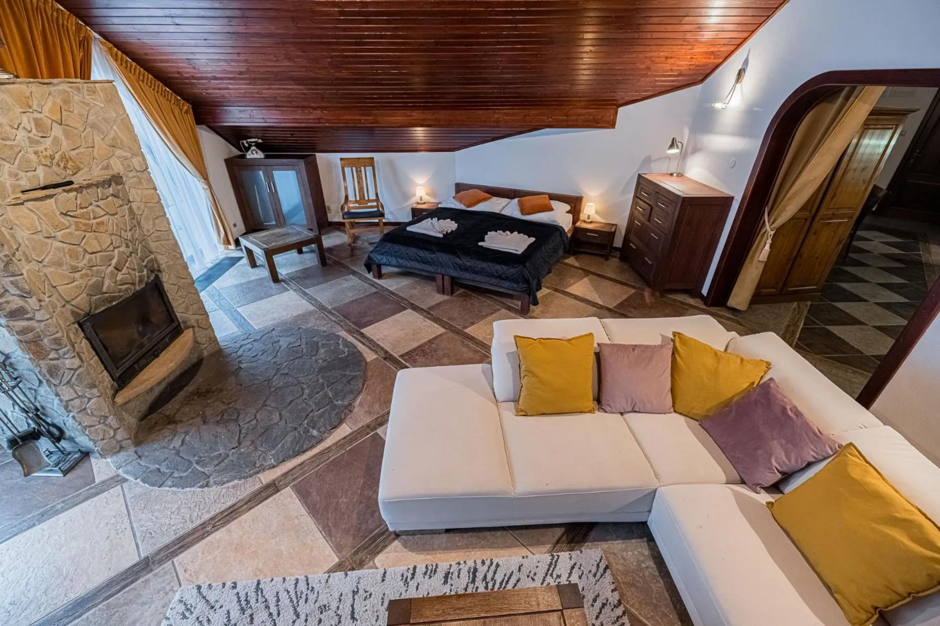 Living room in Hotel Amalia