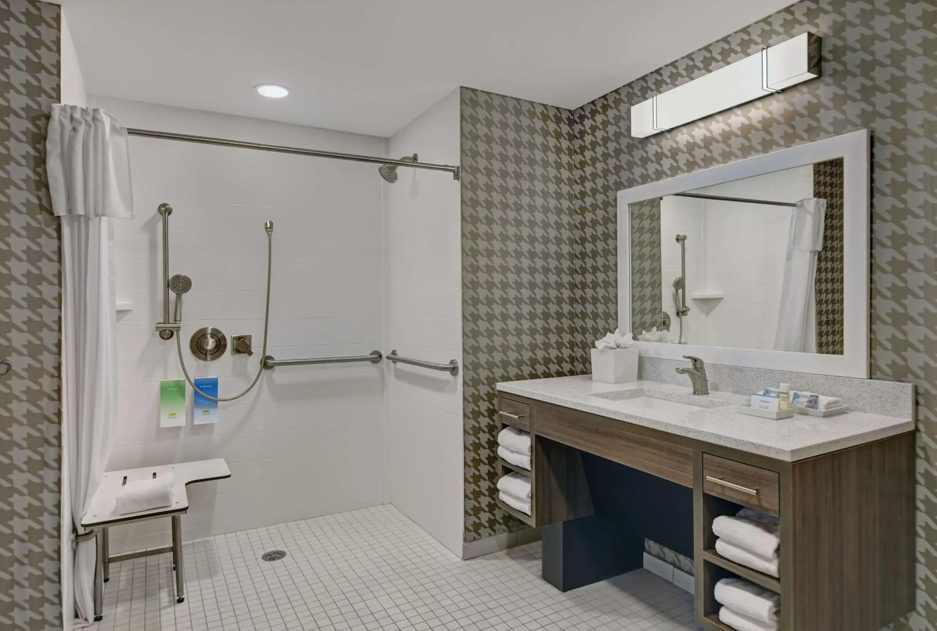 Bathroom in Home2 Suites By Hilton Bordentown Bathroom in Home2 Suites By Hilton Bordentown