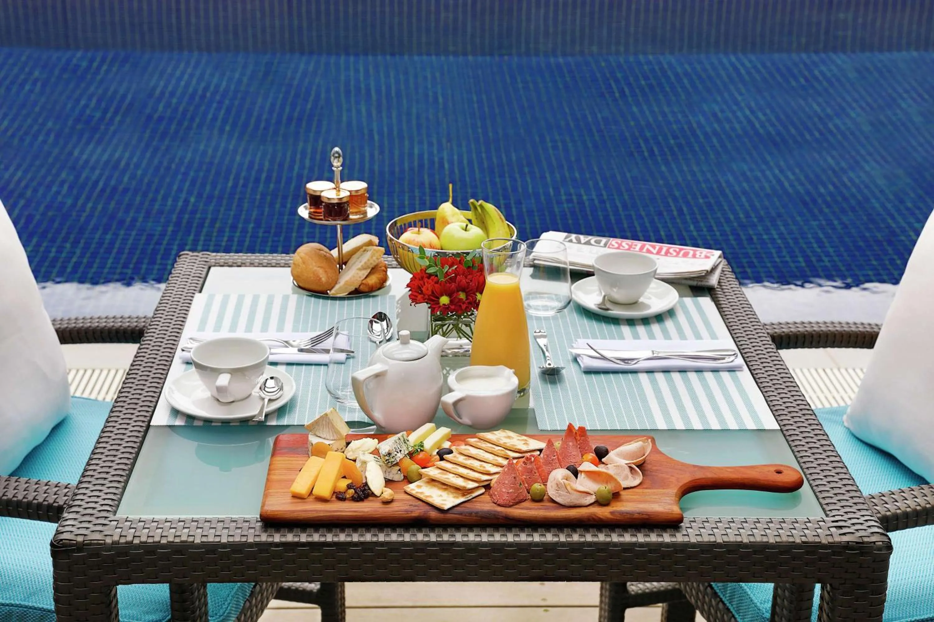 Pool view in Legend Hotel Lagos Airport, Curio Collection By Hilton