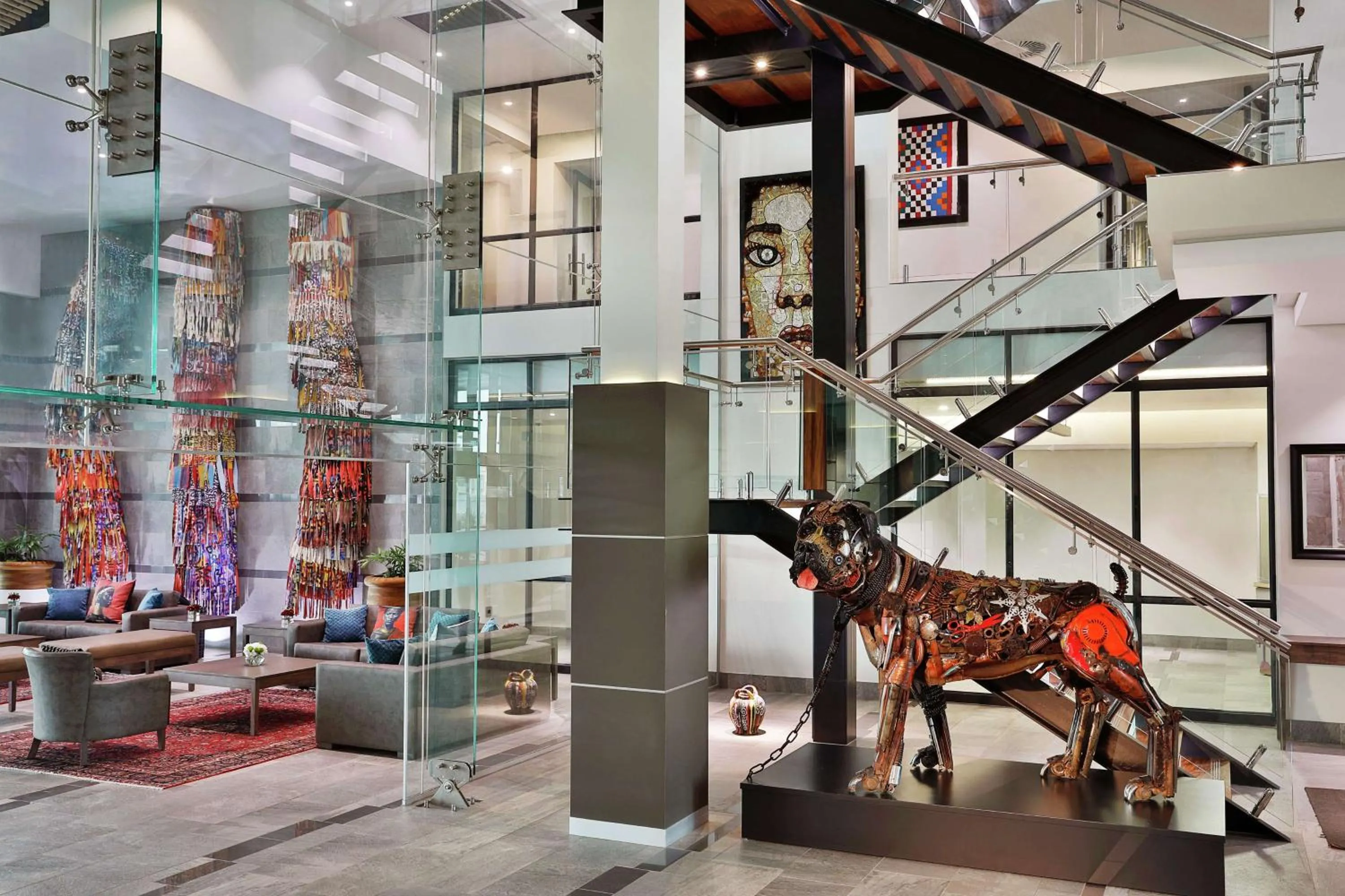 Lobby or reception in Legend Hotel Lagos Airport, Curio Collection By Hilton