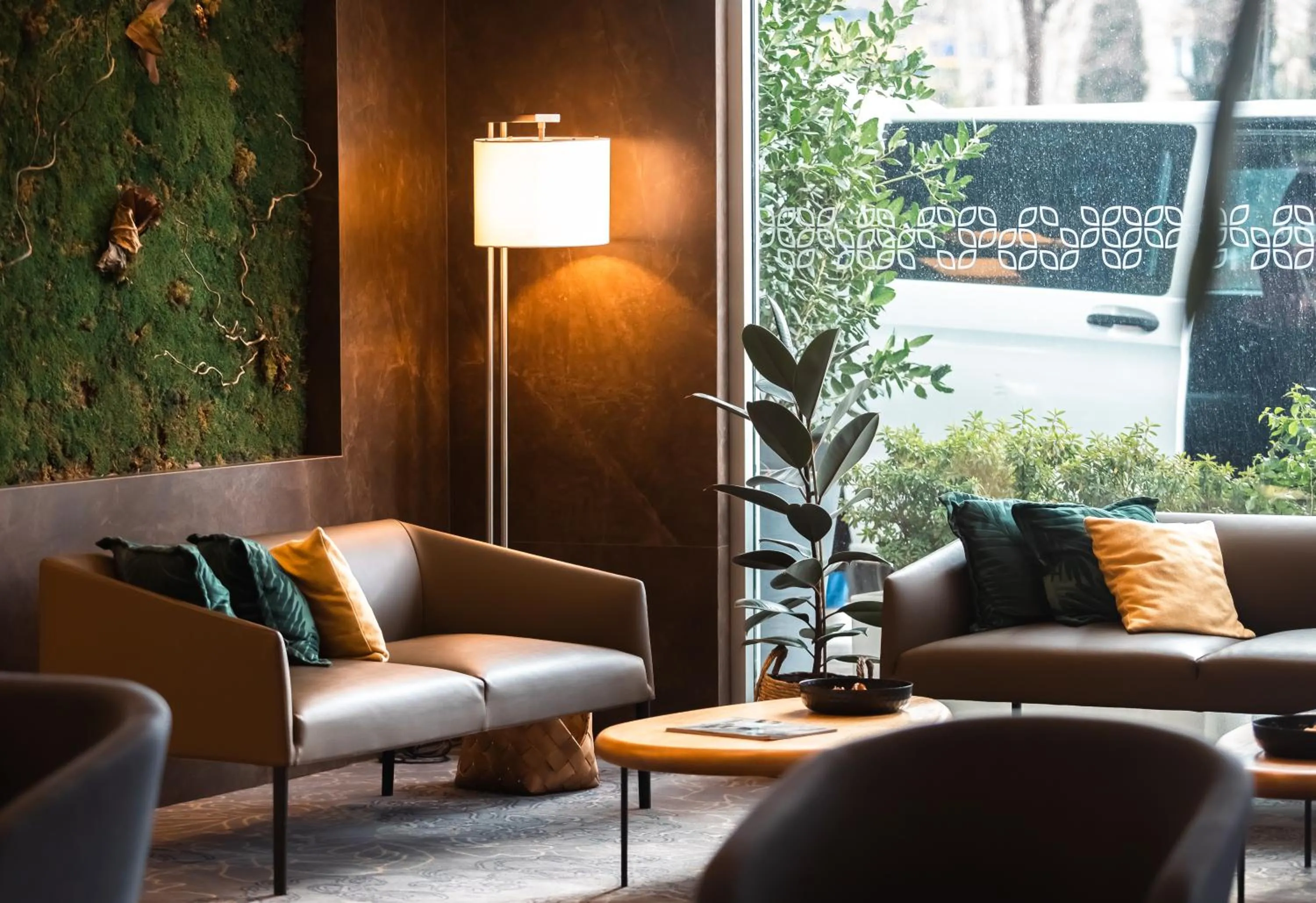 Seating area in Hilton Garden Inn Tirana