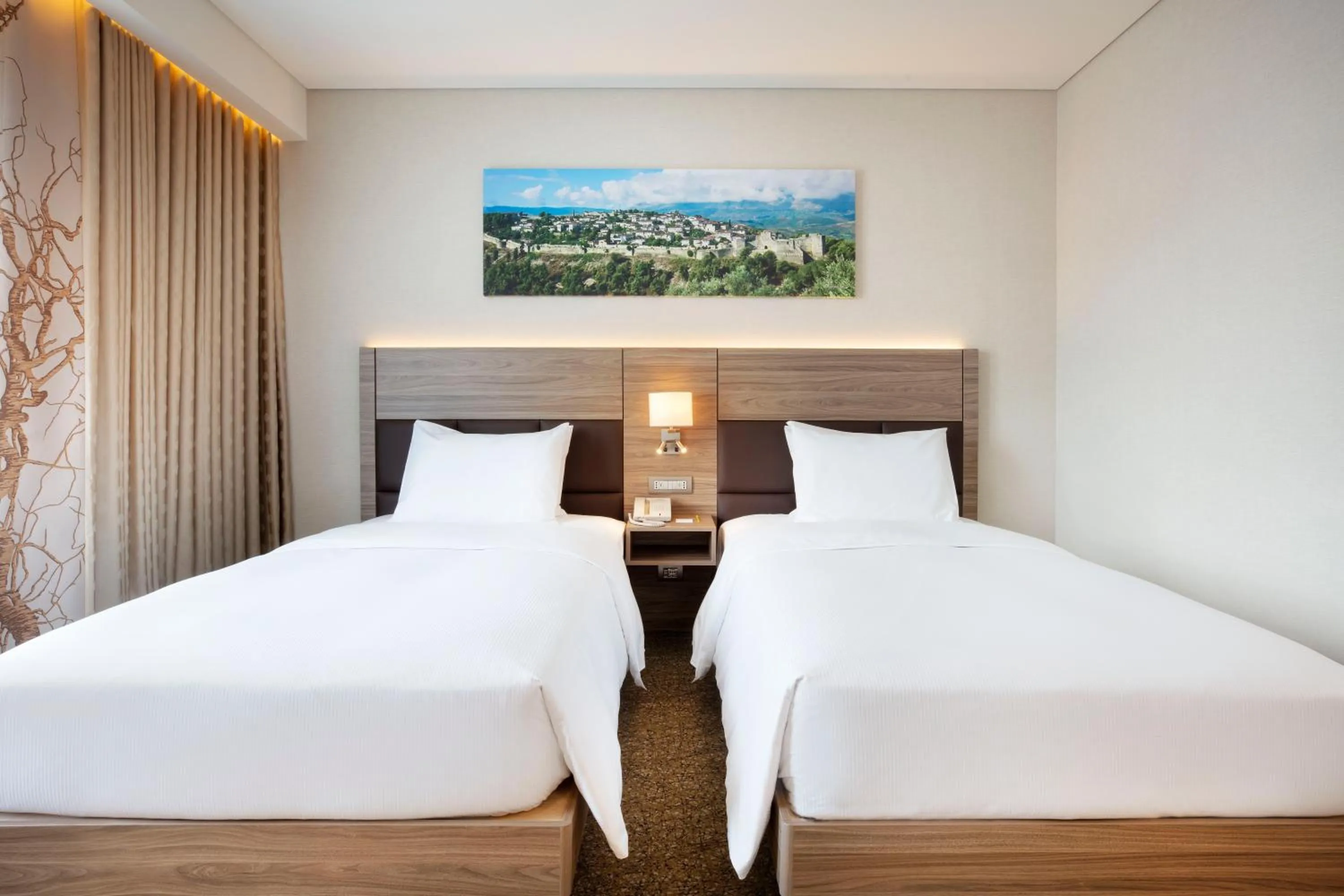 Bed in Hilton Garden Inn Tirana