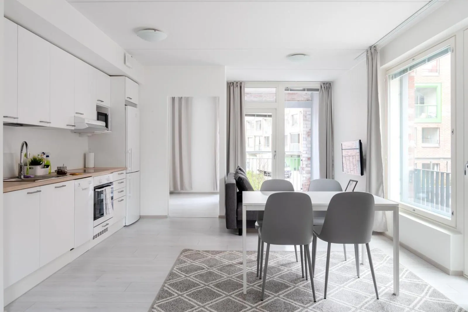 Dining area in Hiisi Homes Espoo Center