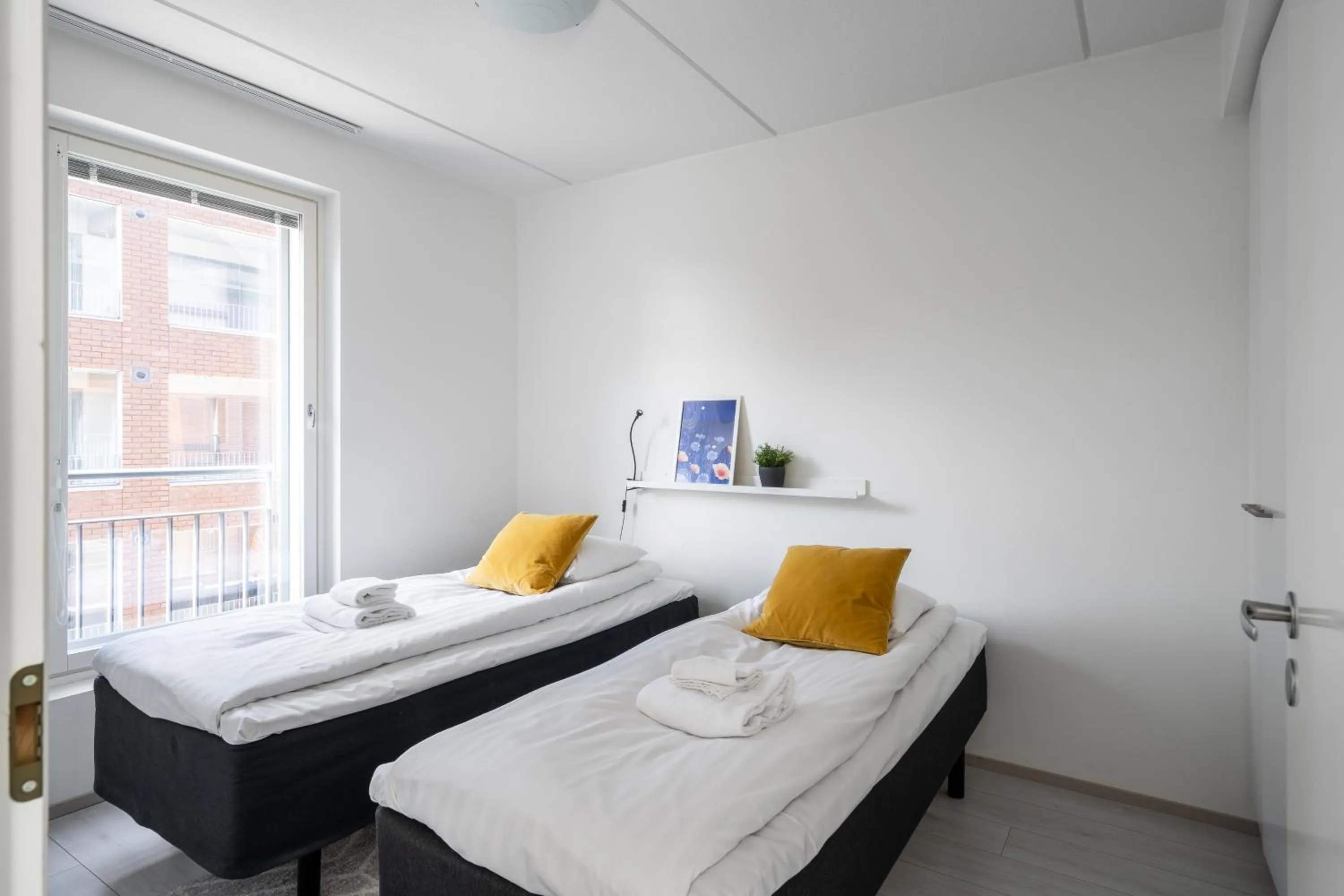 Bed in Hiisi Homes Espoo Center