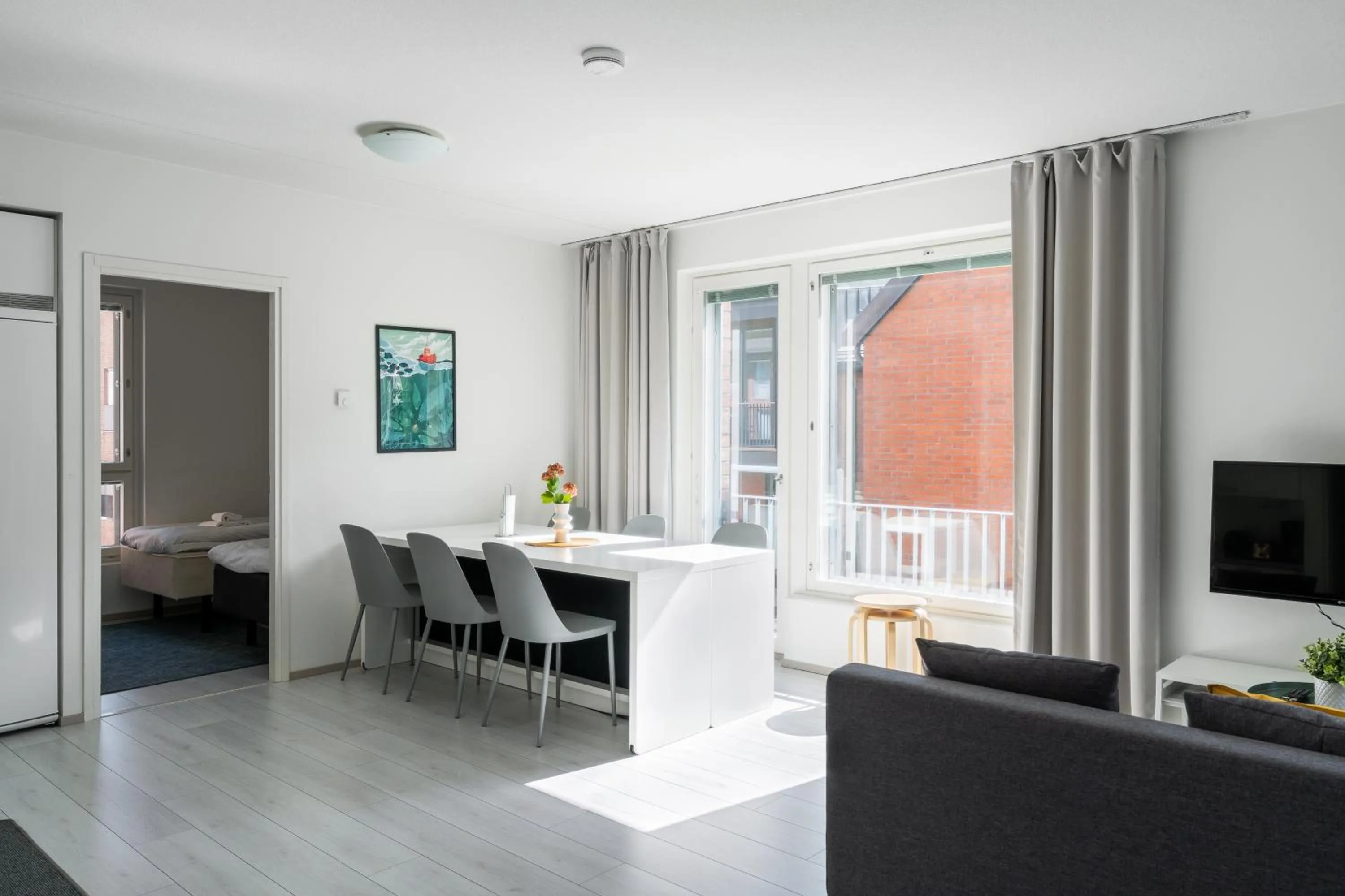 Dining area in Hiisi Homes Espoo Center